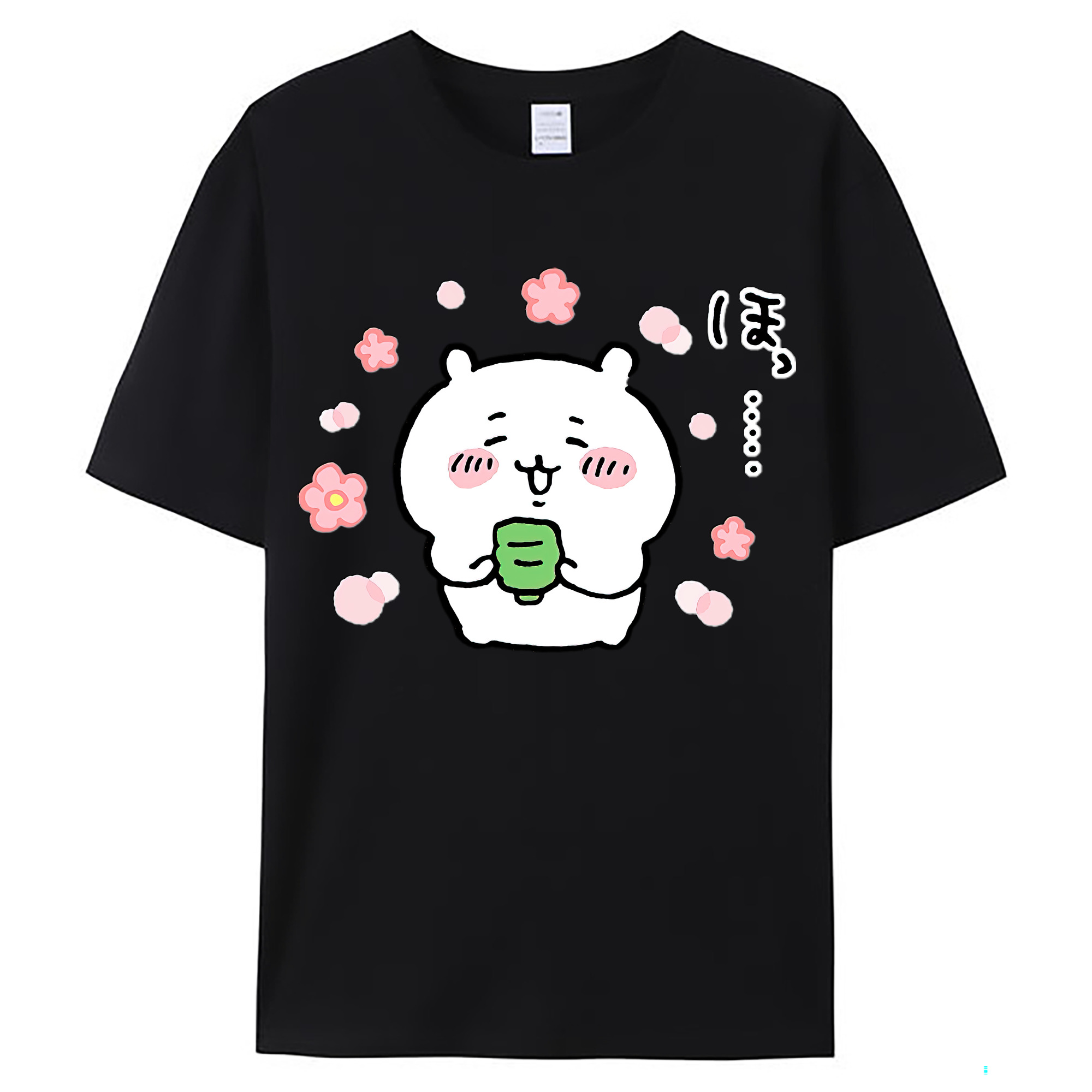 （画像用） ちいかわ ちいかわ Chii-kawa chiikawa レディースカジュアルプリントTシャツ（綿100％）