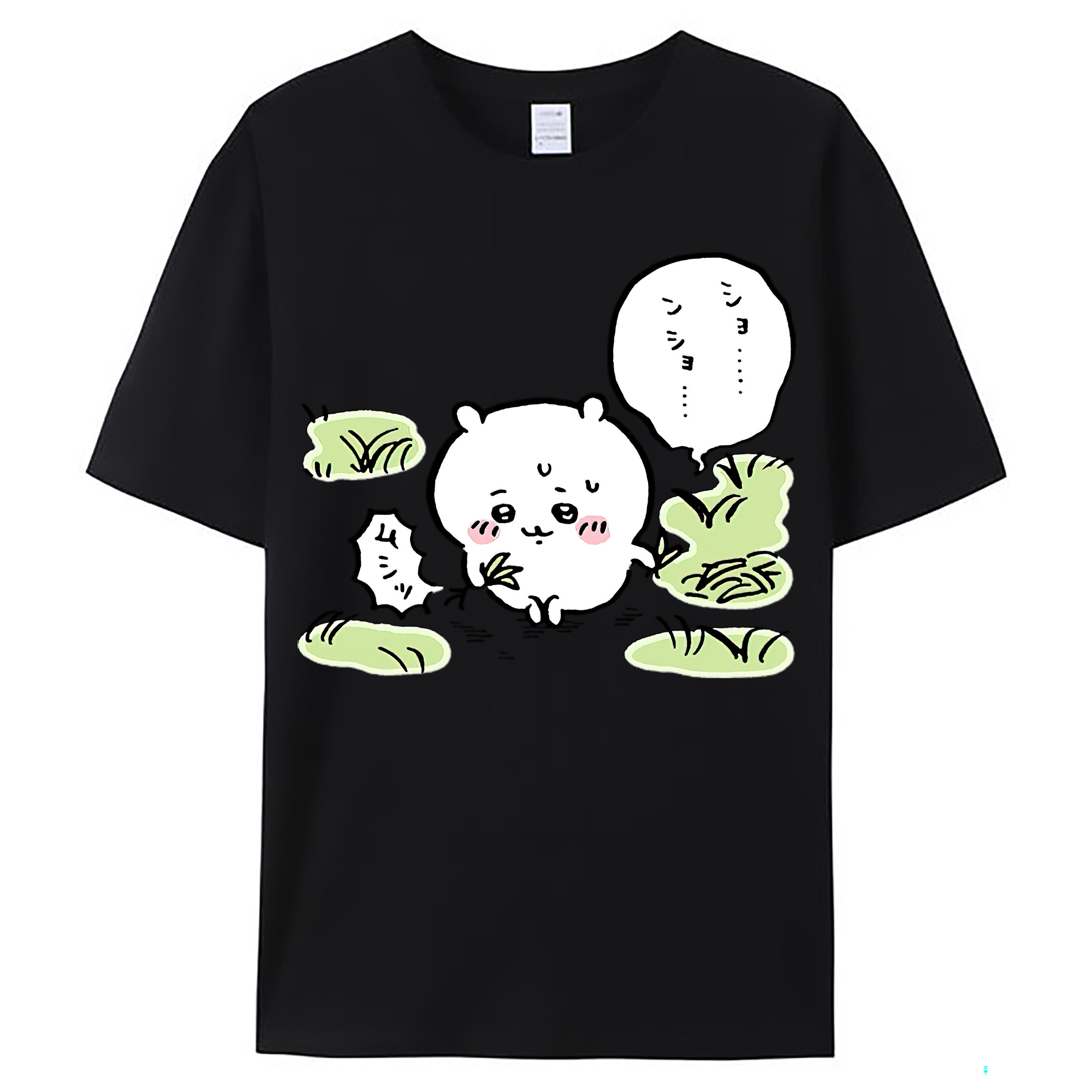 （画像用） ちいかわ ちいかわ Chii-kawa chiikawa レディースカジュアルプリントTシャツ（綿100％）