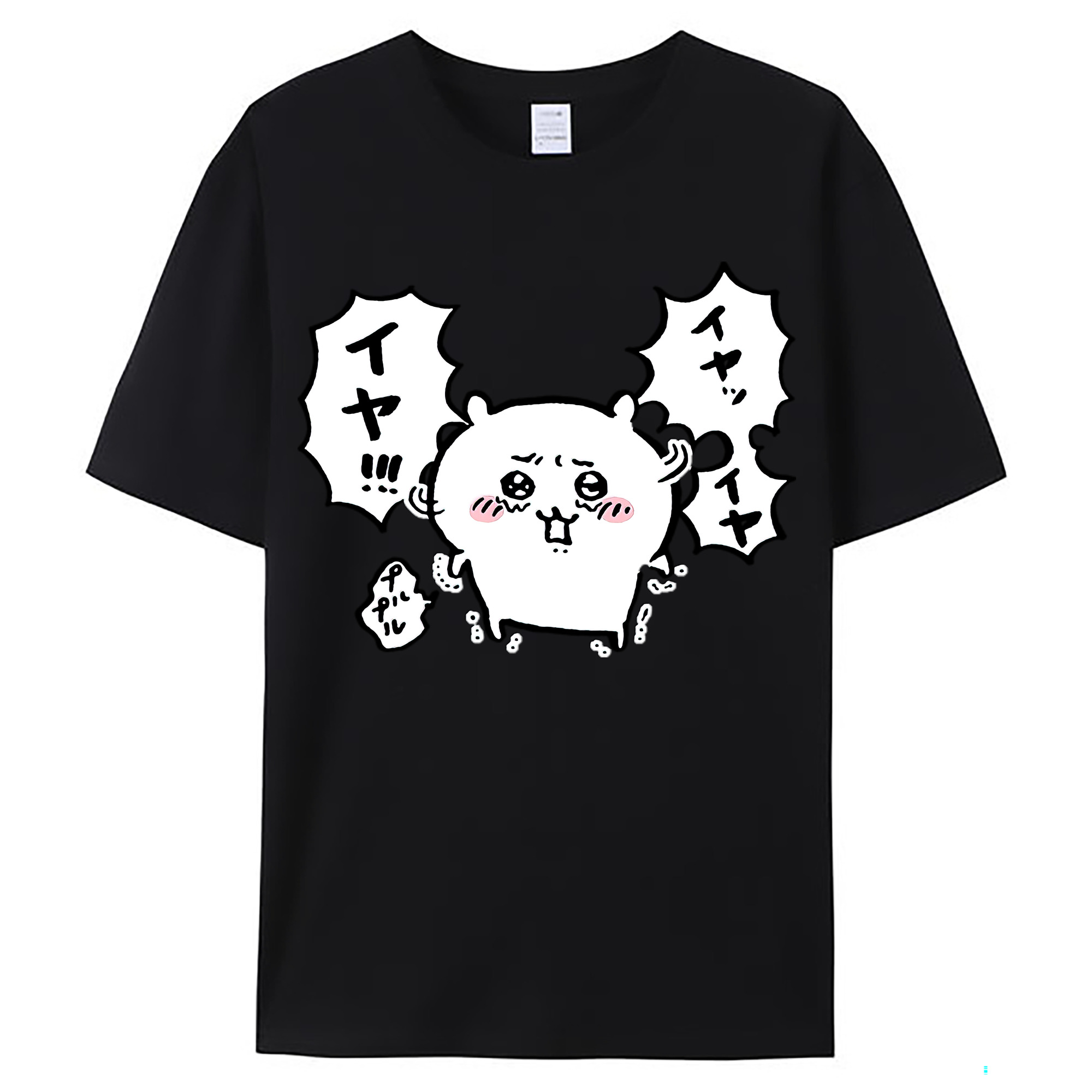 （画像用） ちいかわ ちいかわ Chii-kawa chiikawa レディースカジュアルプリントTシャツ（綿100％）