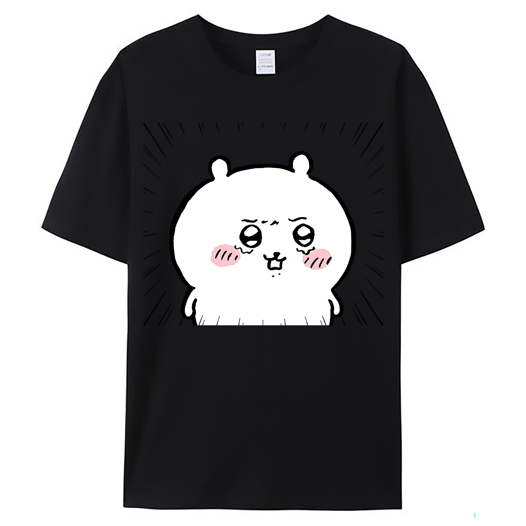 （画像用） ちいかわ ちいかわ Chii-kawa chiikawa レディースカジュアルプリントTシャツ（綿100％）