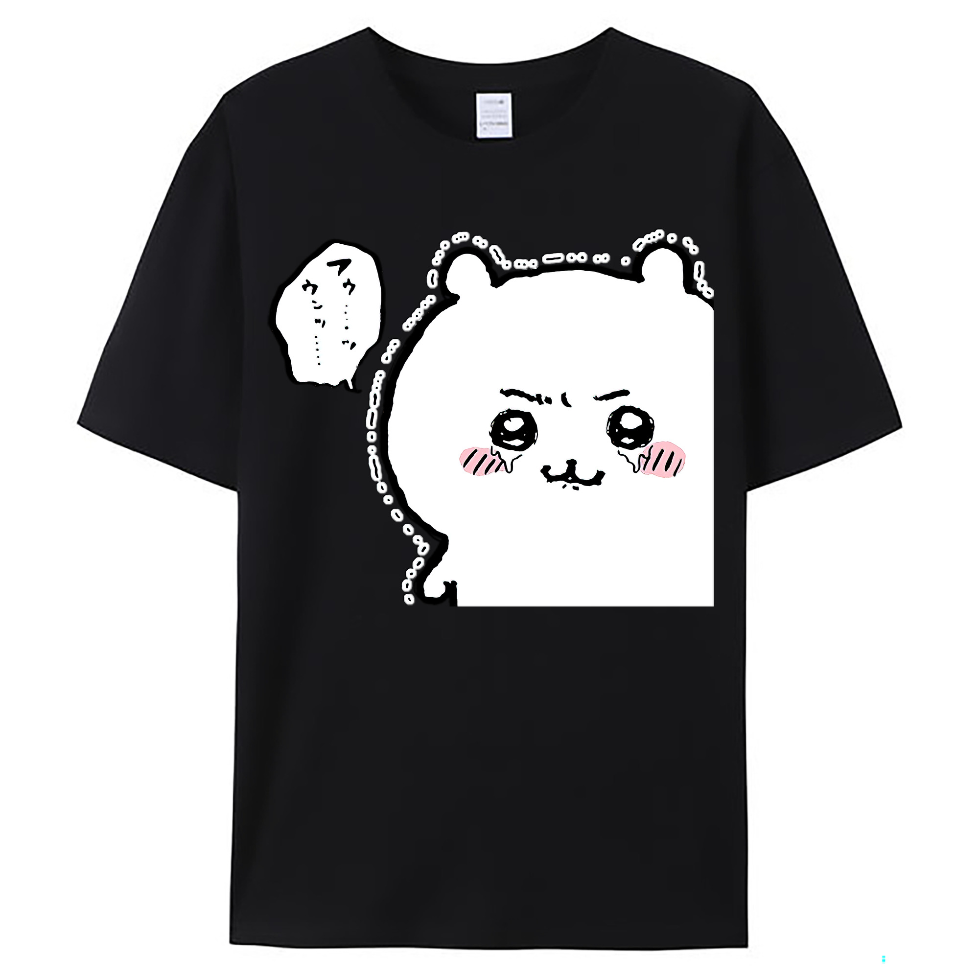 （画像用） ちいかわ ちいかわ Chii-kawa chiikawa レディースカジュアルプリントTシャツ（綿100％）