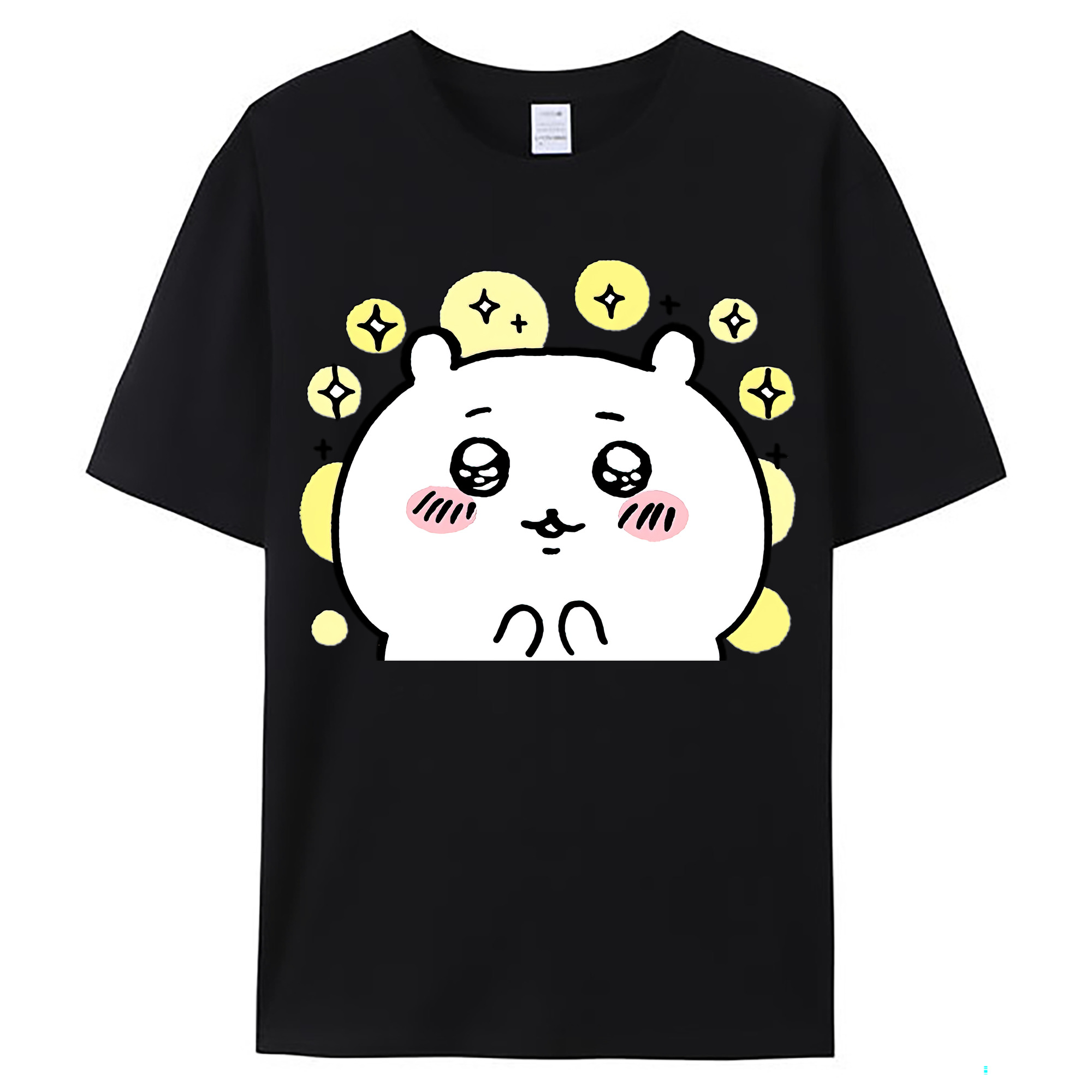 （画像用） ちいかわ ちいかわ Chii-kawa chiikawa レディースカジュアルプリントTシャツ（綿100％）