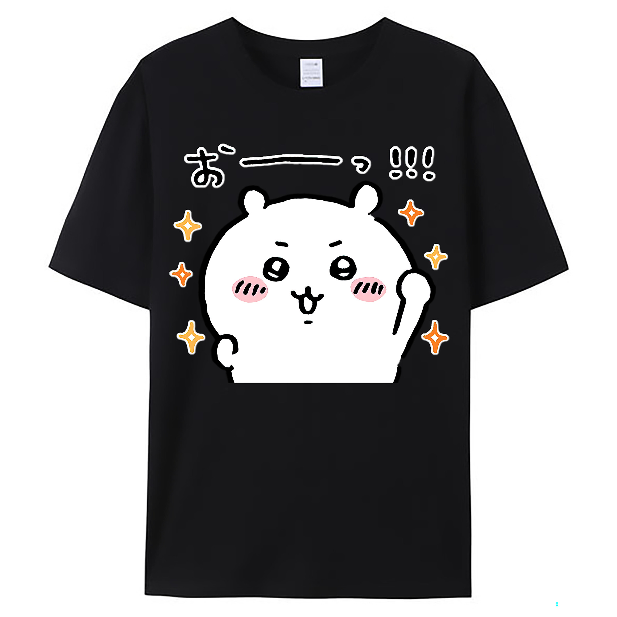 （画像用） ちいかわ ちいかわ Chii-kawa chiikawa レディースカジュアルプリントTシャツ（綿100％）