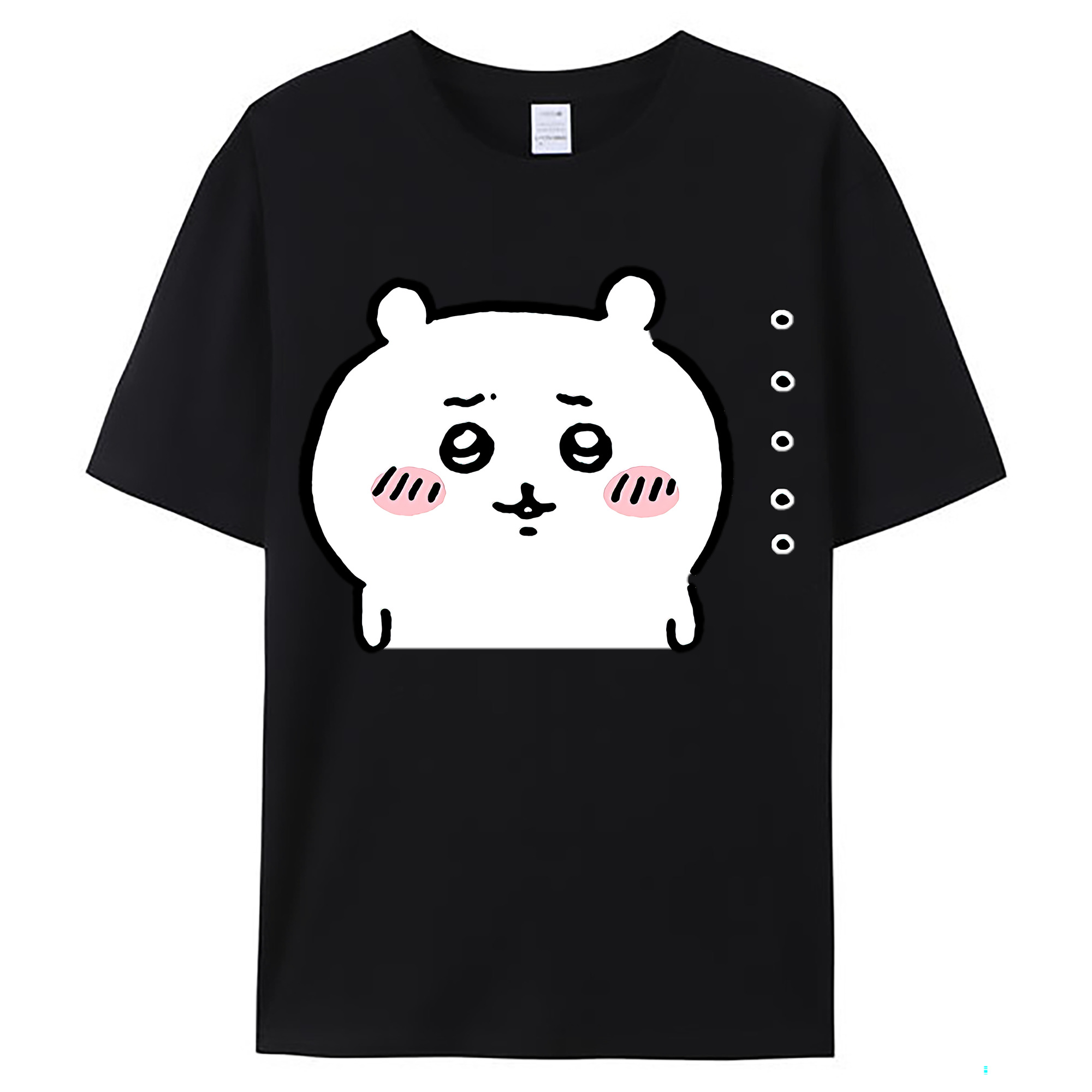 （画像用） ちいかわ ちいかわ Chii-kawa chiikawa レディースカジュアルプリントTシャツ（綿100％）