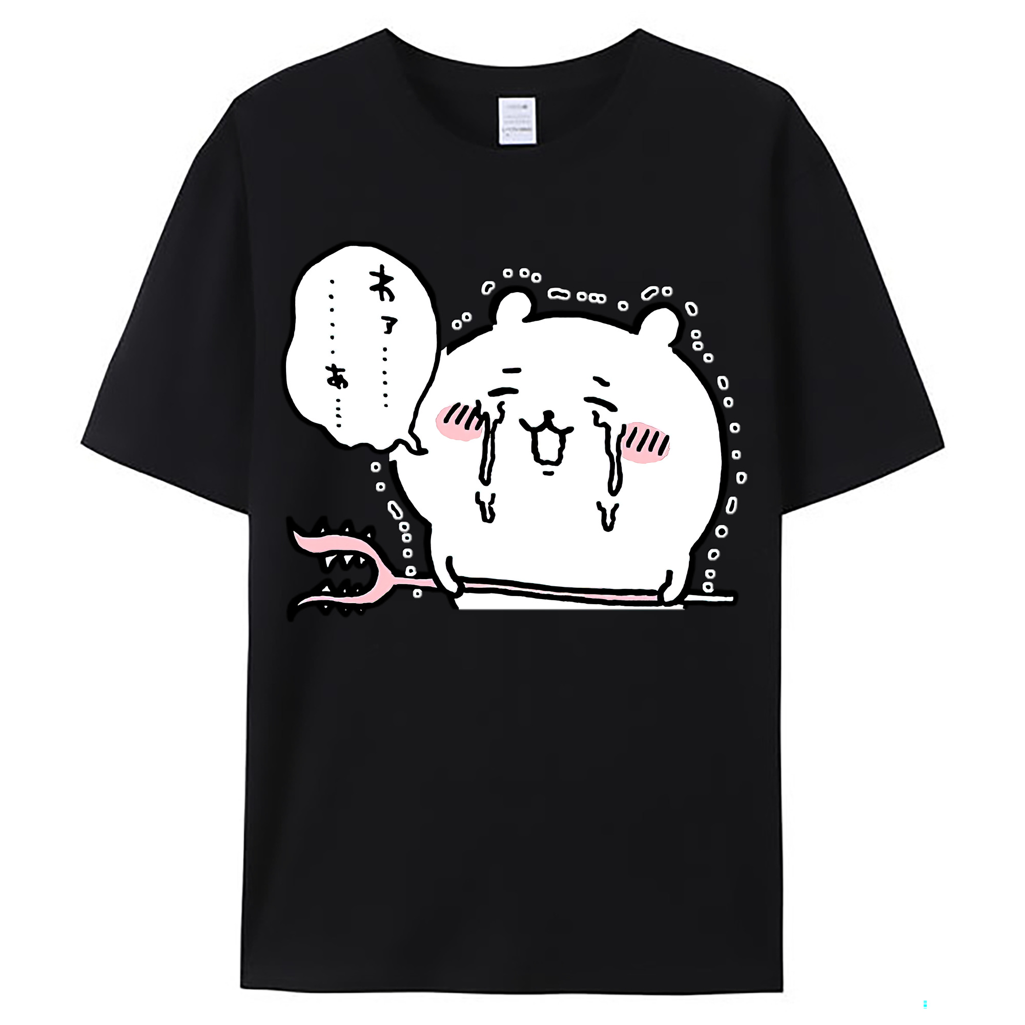 （画像用） ちいかわ ちいかわ Chii-kawa chiikawa レディースカジュアルプリントTシャツ（綿100％）