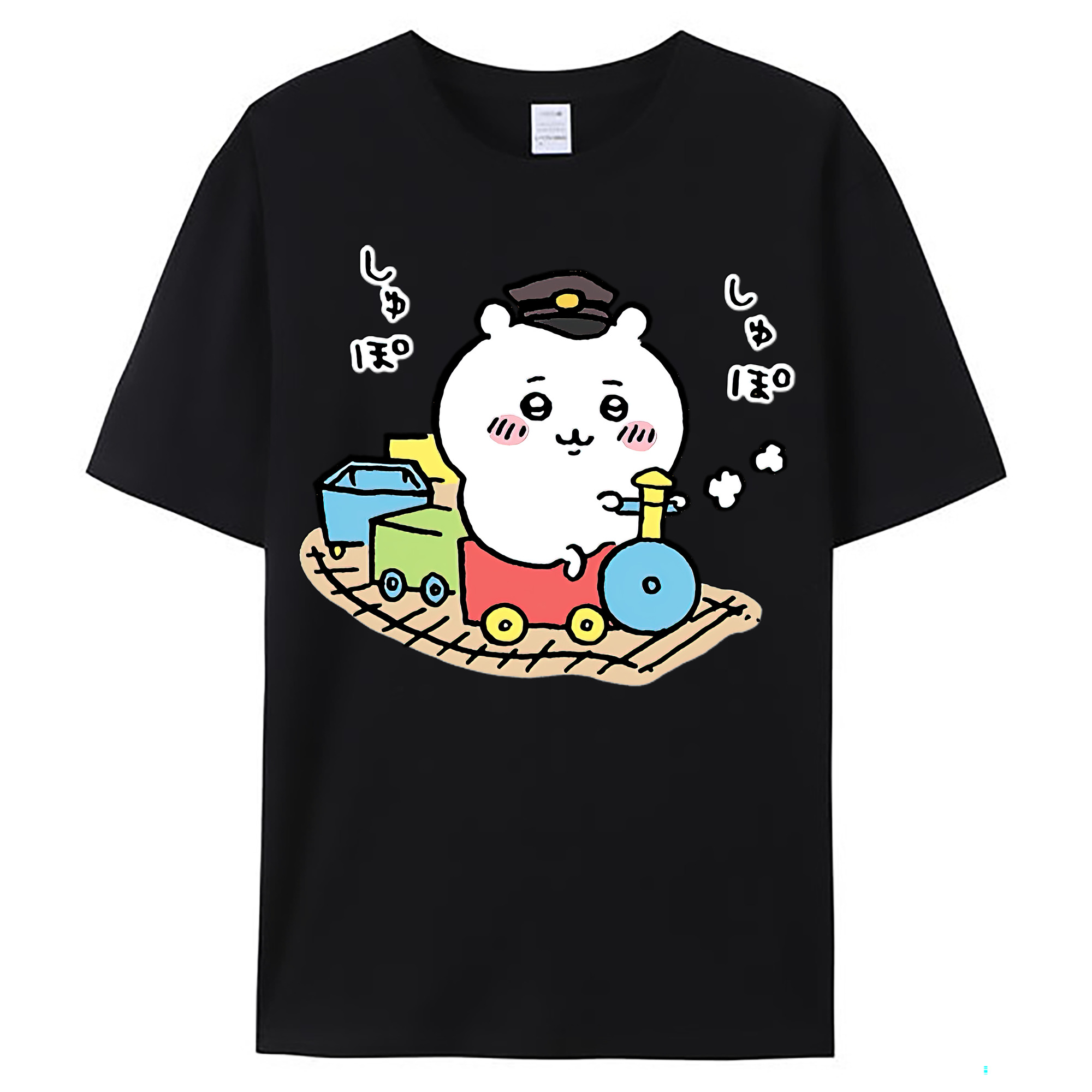 （画像用） ちいかわ ちいかわ Chii-kawa chiikawa レディースカジュアルプリントTシャツ（綿100％）