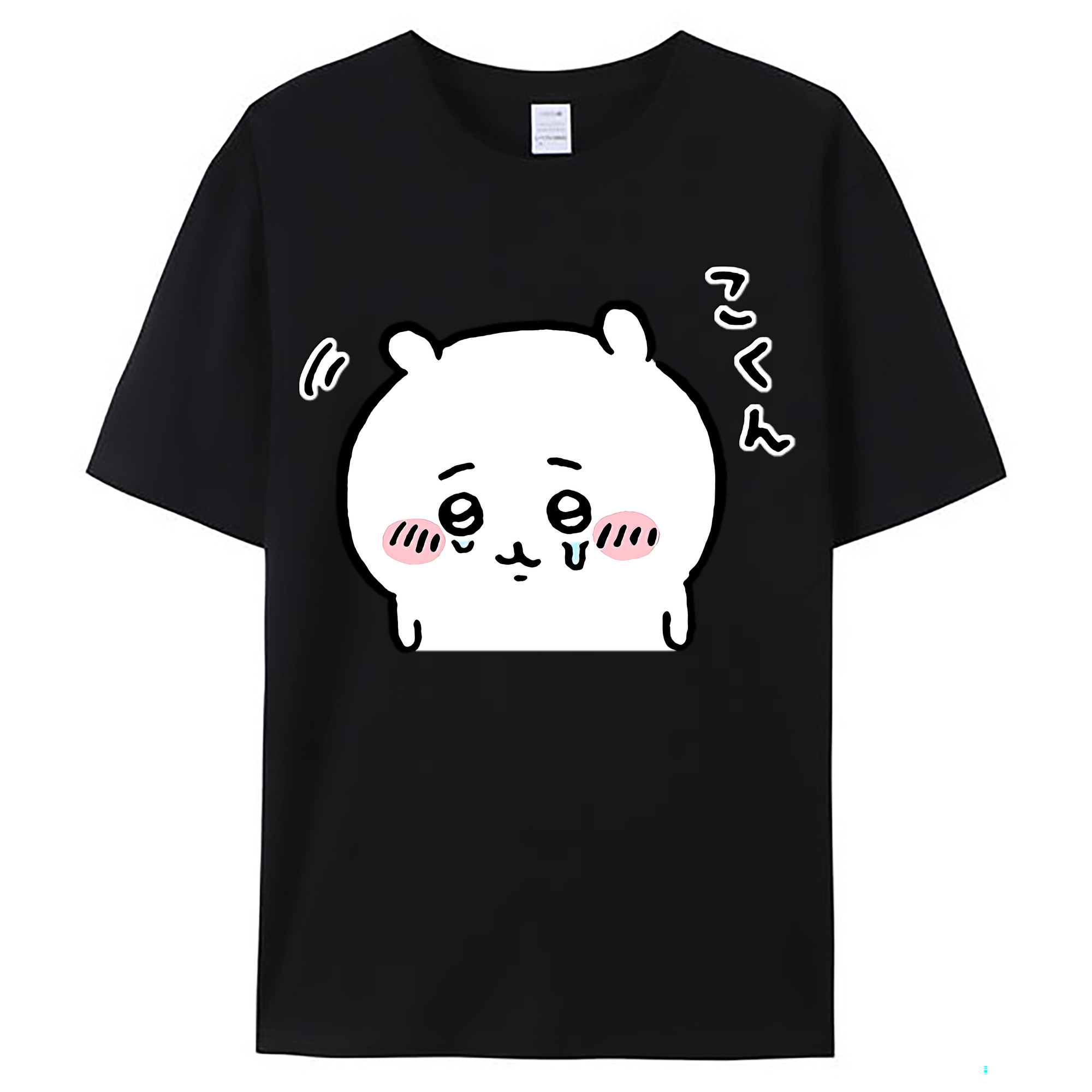 （画像用） ちいかわ ちいかわ Chii-kawa chiikawa レディースカジュアルプリントTシャツ（綿100％）