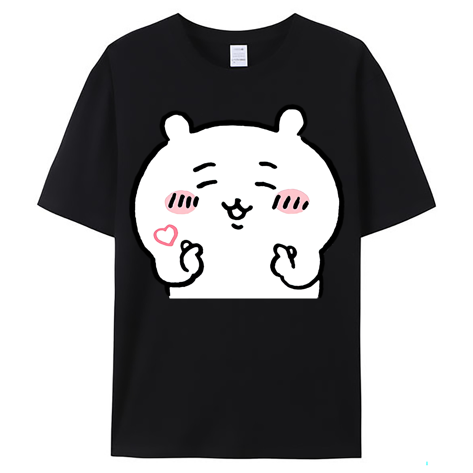（画像用） ちいかわ ちいかわ Chii-kawa chiikawa レディースカジュアルプリントTシャツ（綿100％）