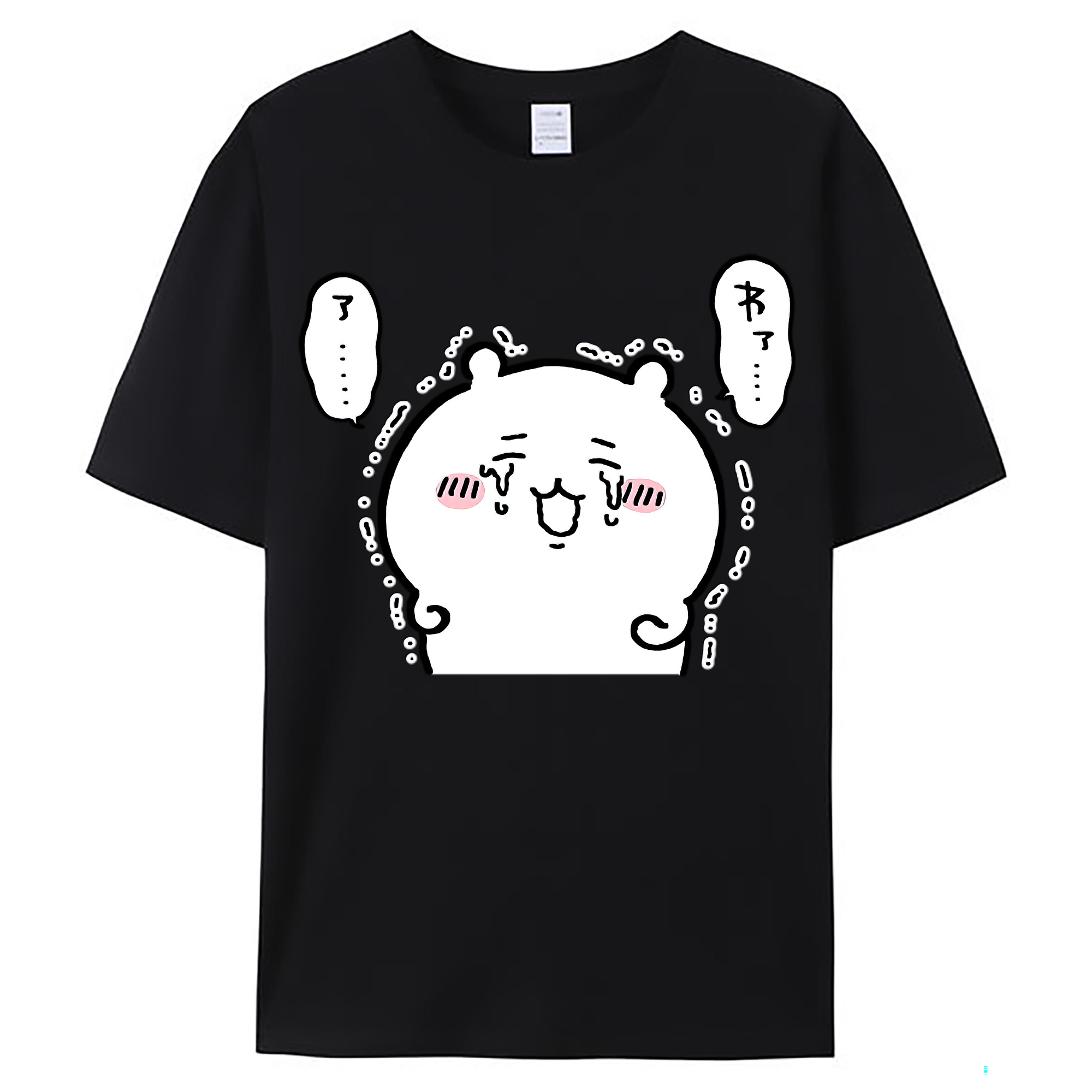 （画像用） ちいかわ ちいかわ Chii-kawa chiikawa レディースカジュアルプリントTシャツ（綿100％）