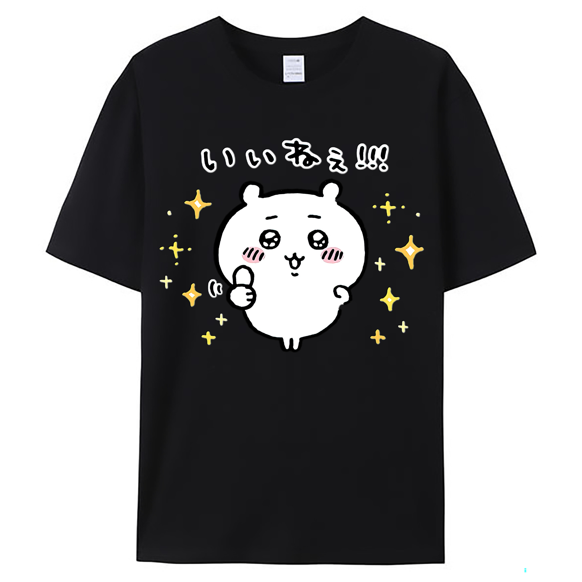 （画像用） ちいかわ ちいかわ Chii-kawa chiikawa レディースカジュアルプリントTシャツ（綿100％）