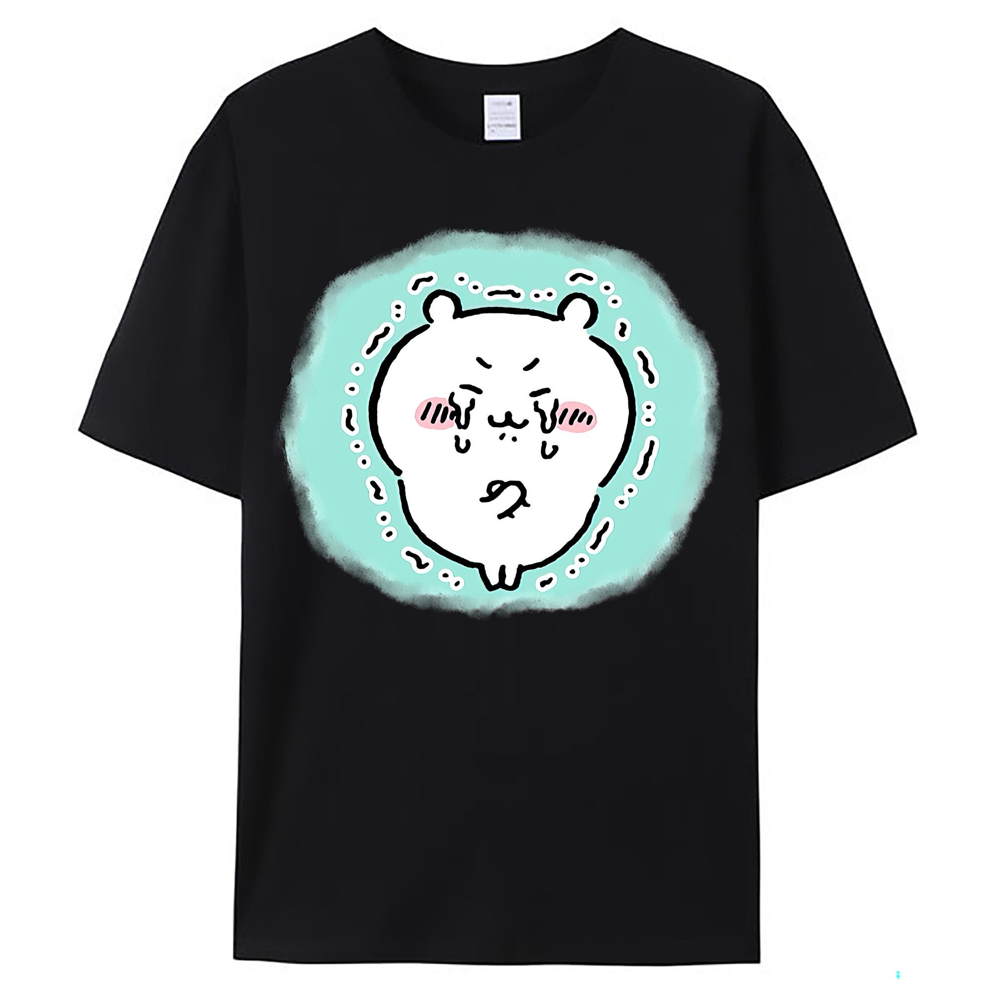 （画像用） ちいかわ ちいかわ Chii-kawa chiikawa レディースカジュアルプリントTシャツ（綿100％）