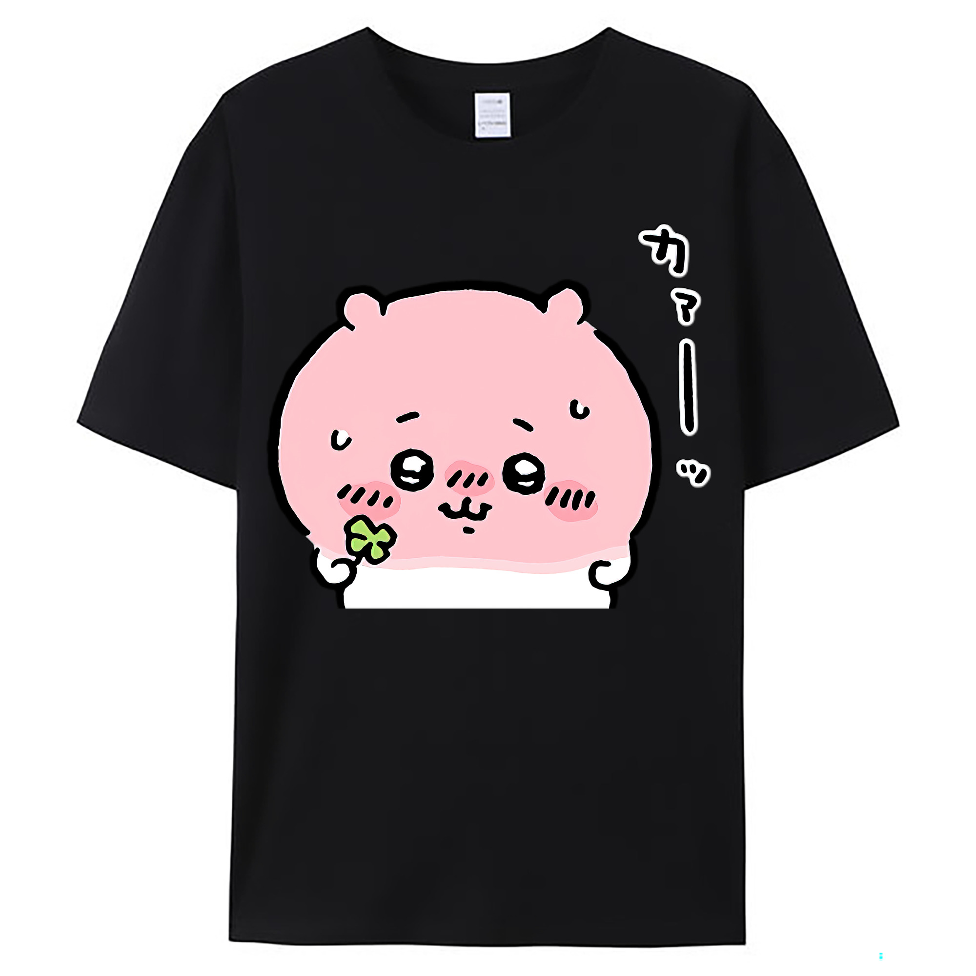 （画像用） ちいかわ ちいかわ Chii-kawa chiikawa レディースカジュアルプリントTシャツ（綿100％）