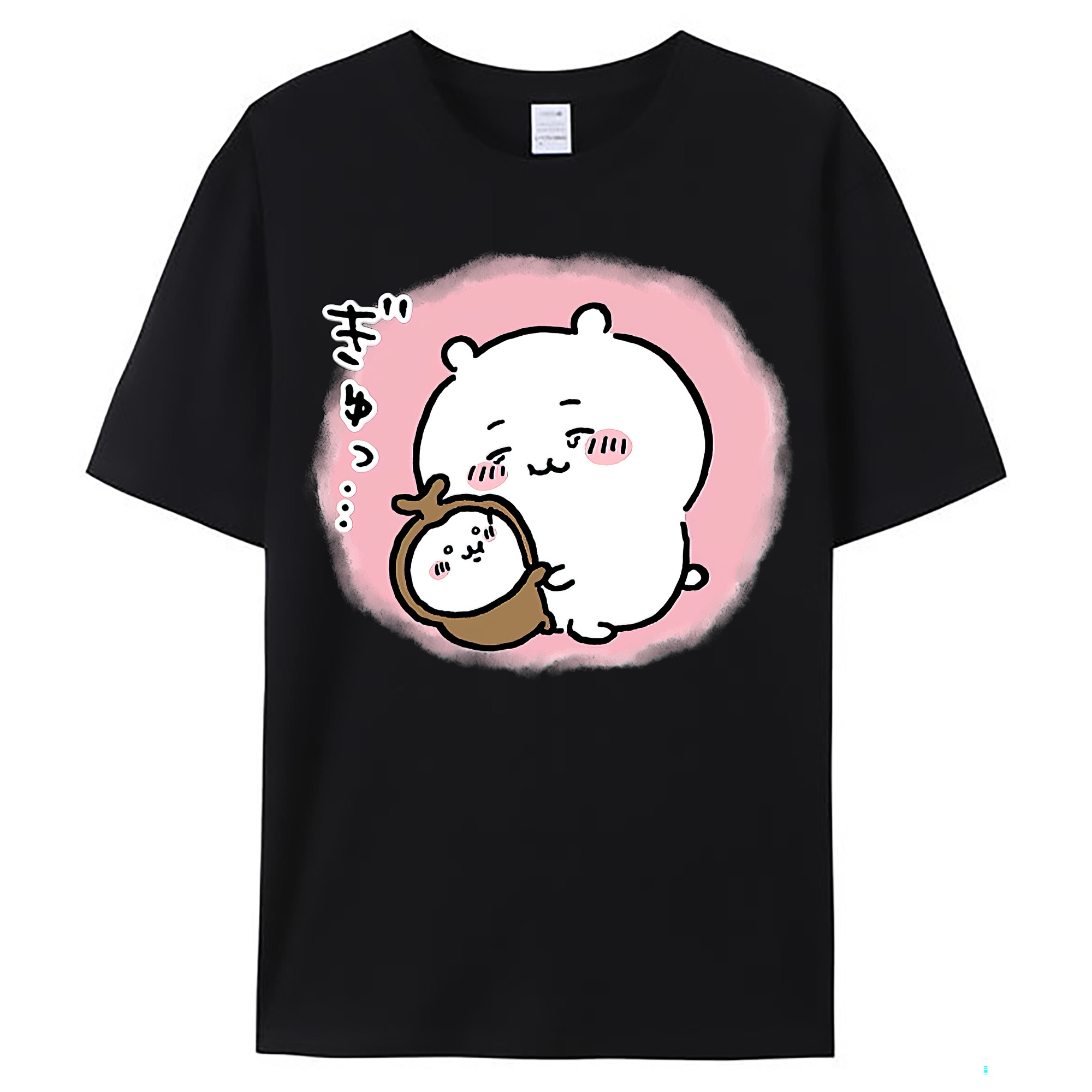 （画像用） ちいかわ ちいかわ Chii-kawa chiikawa レディースカジュアルプリントTシャツ（綿100％）