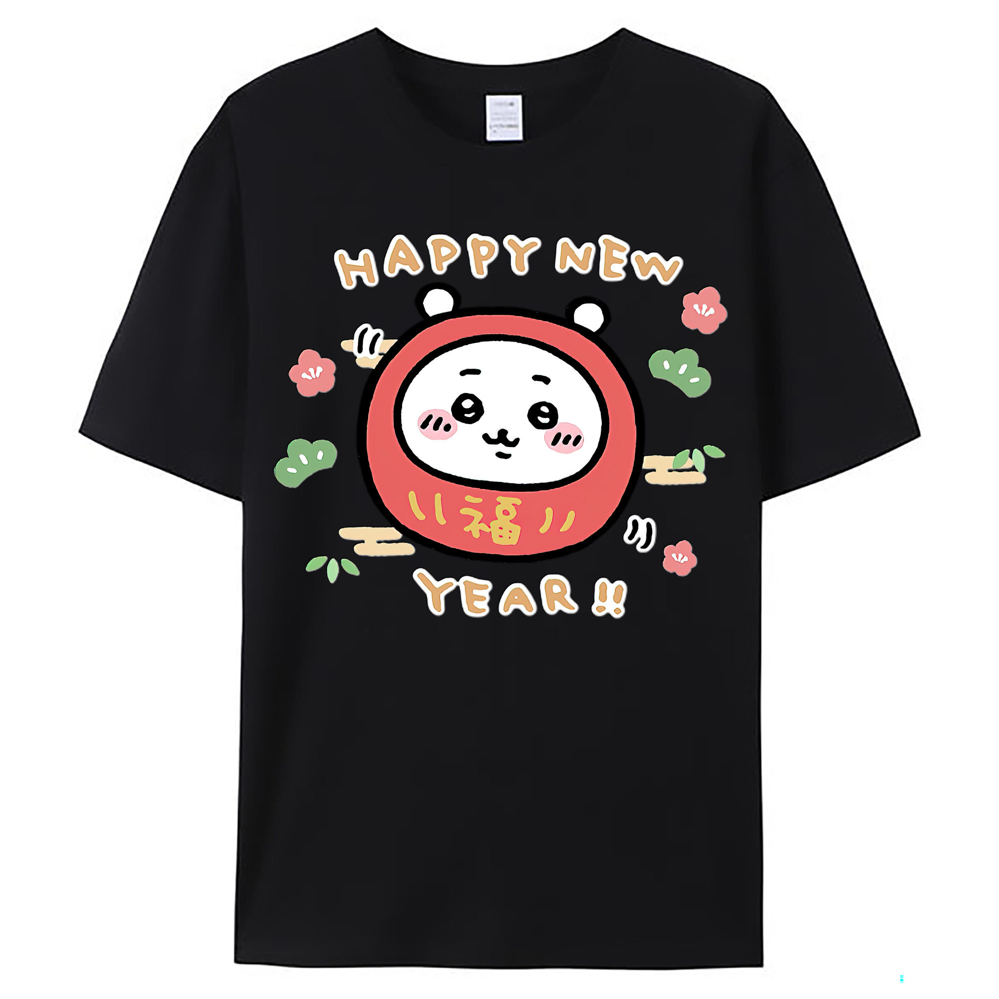 （画像用） ちいかわ ちいかわ Chii-kawa chiikawa レディースカジュアルプリントTシャツ（綿100％）