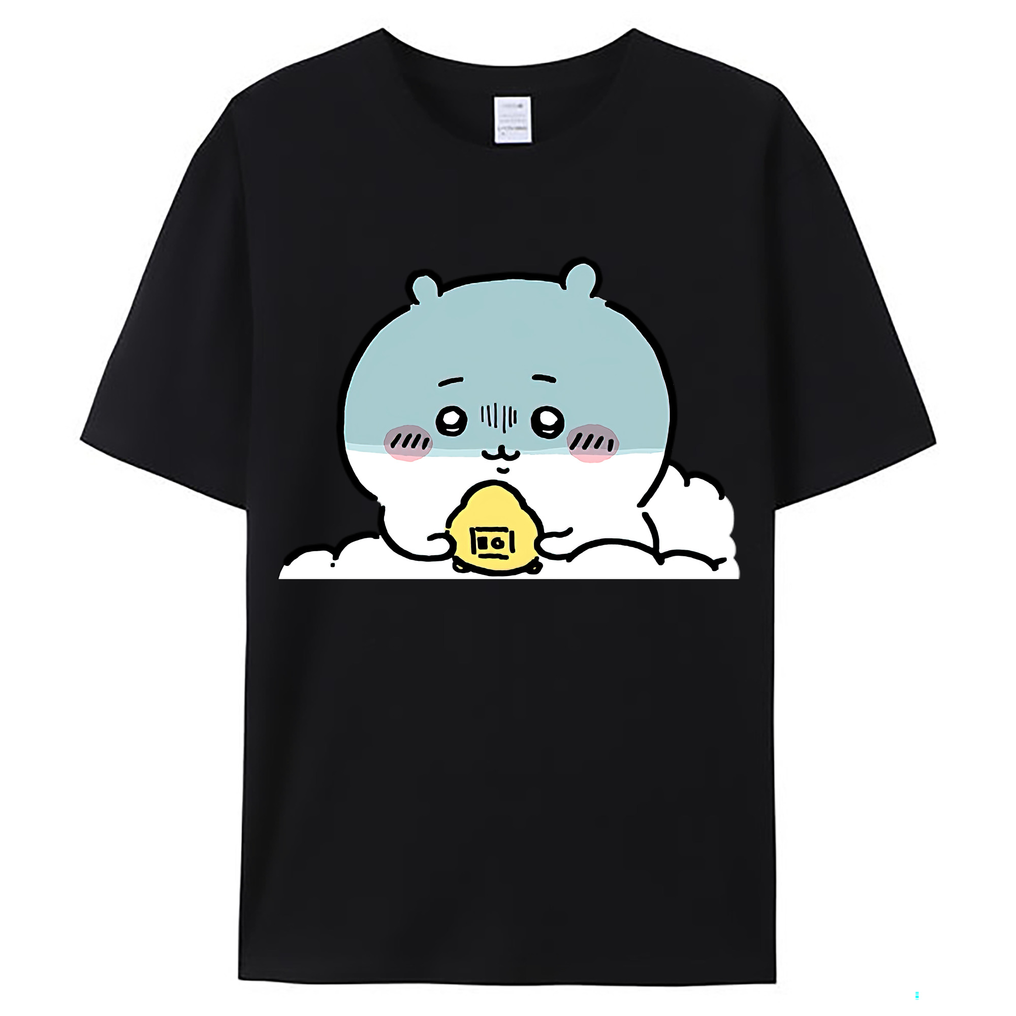 （画像用） ちいかわ ちいかわ Chii-kawa chiikawa レディースカジュアルプリントTシャツ（綿100％）