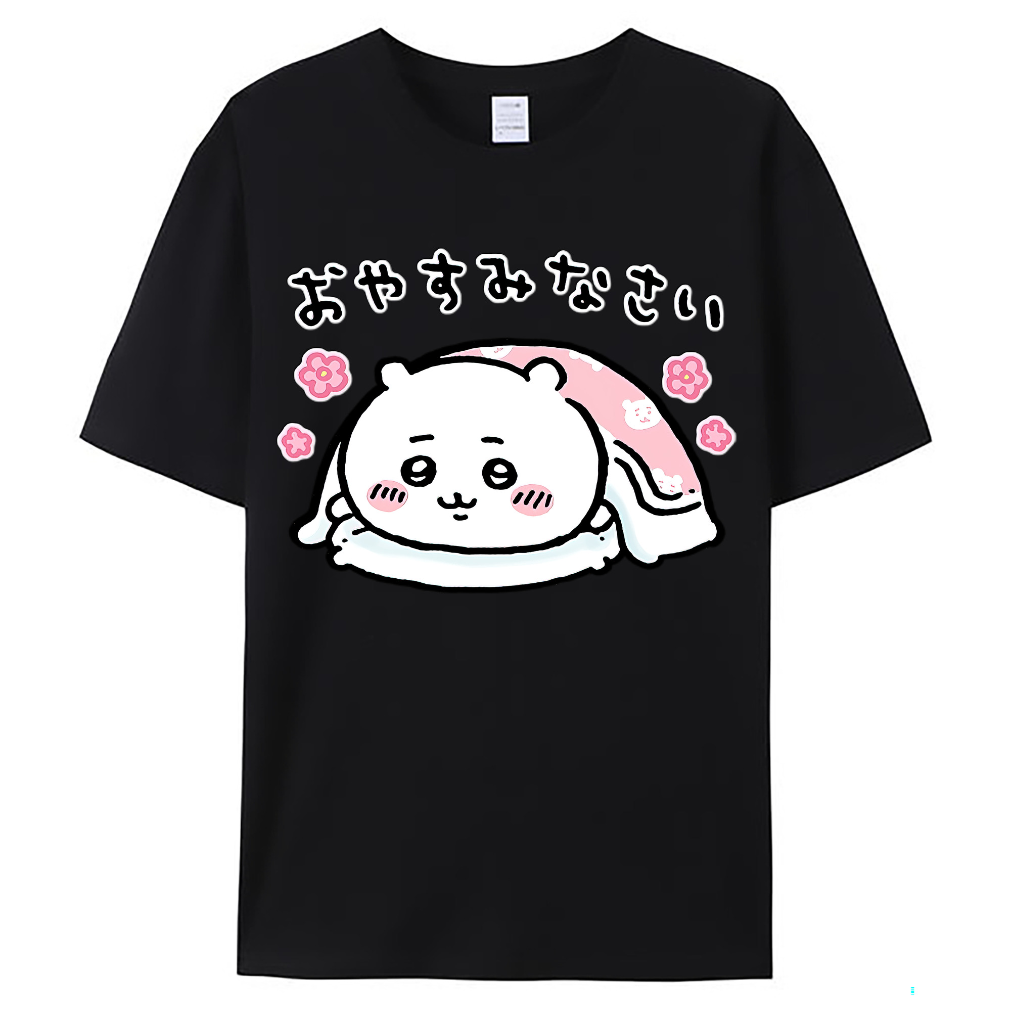 （画像用） ちいかわ ちいかわ Chii-kawa chiikawa レディースカジュアルプリントTシャツ（綿100％）