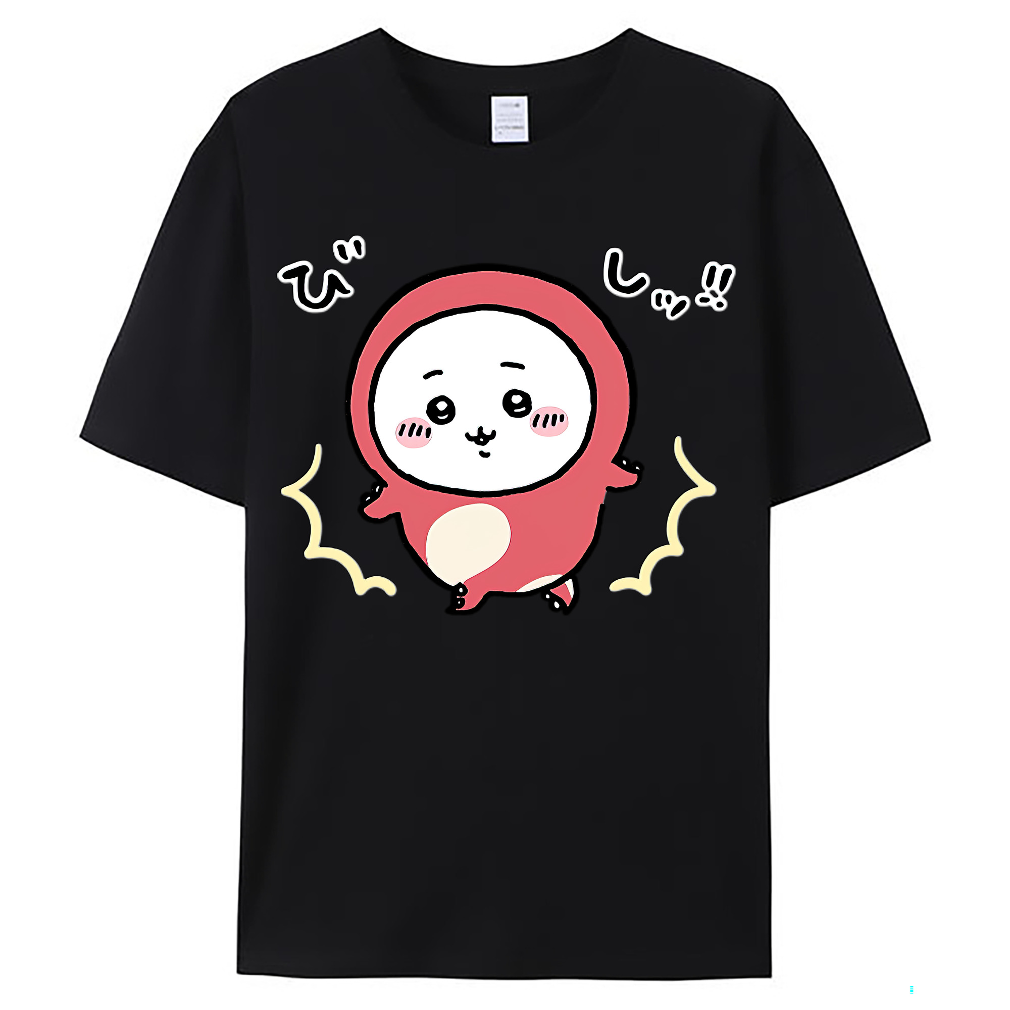 （画像用） ちいかわ ちいかわ Chii-kawa chiikawa レディースカジュアルプリントTシャツ（綿100％）
