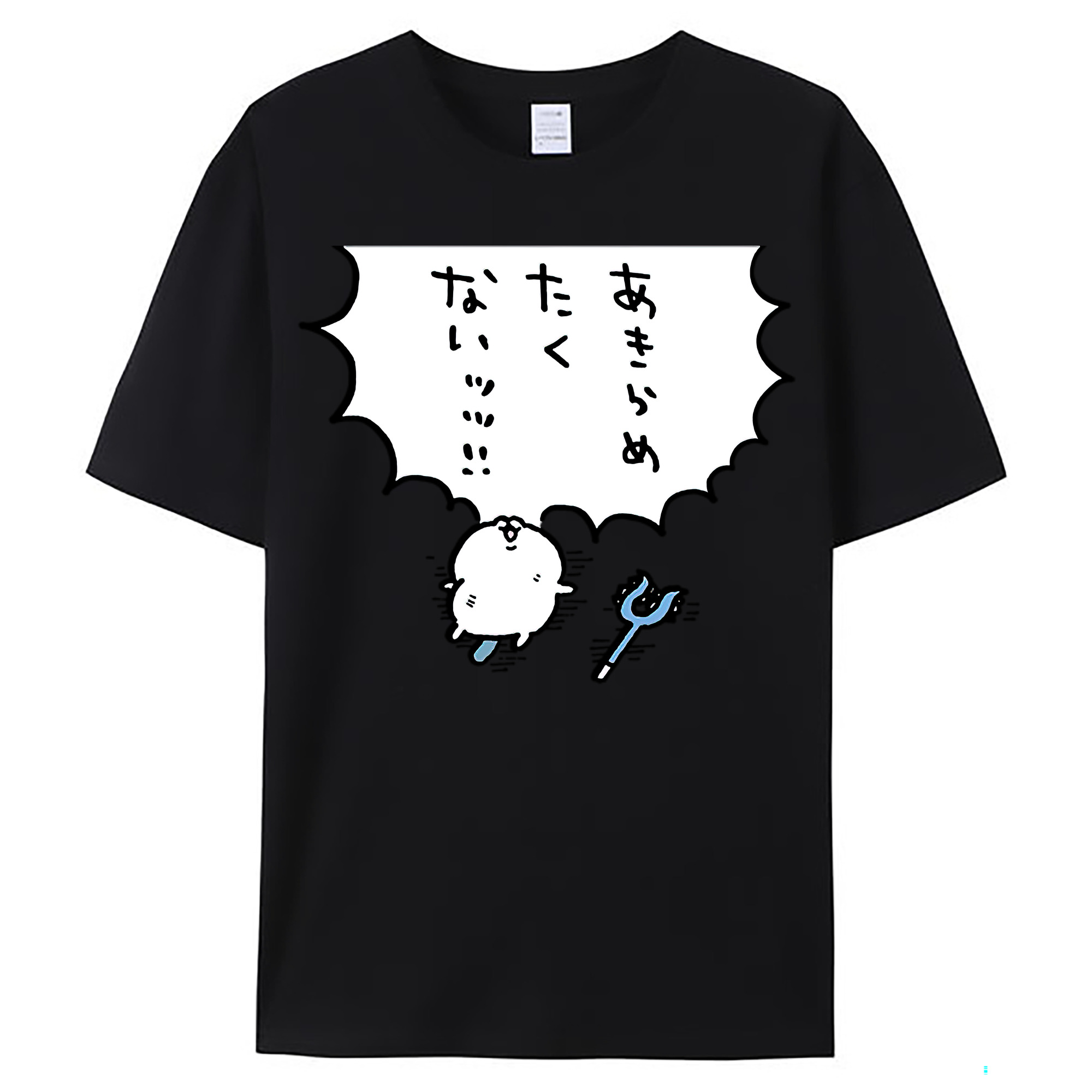 （画像用） ちいかわ ちいかわ Chii-kawa chiikawa レディースカジュアルプリントTシャツ（綿100％）
