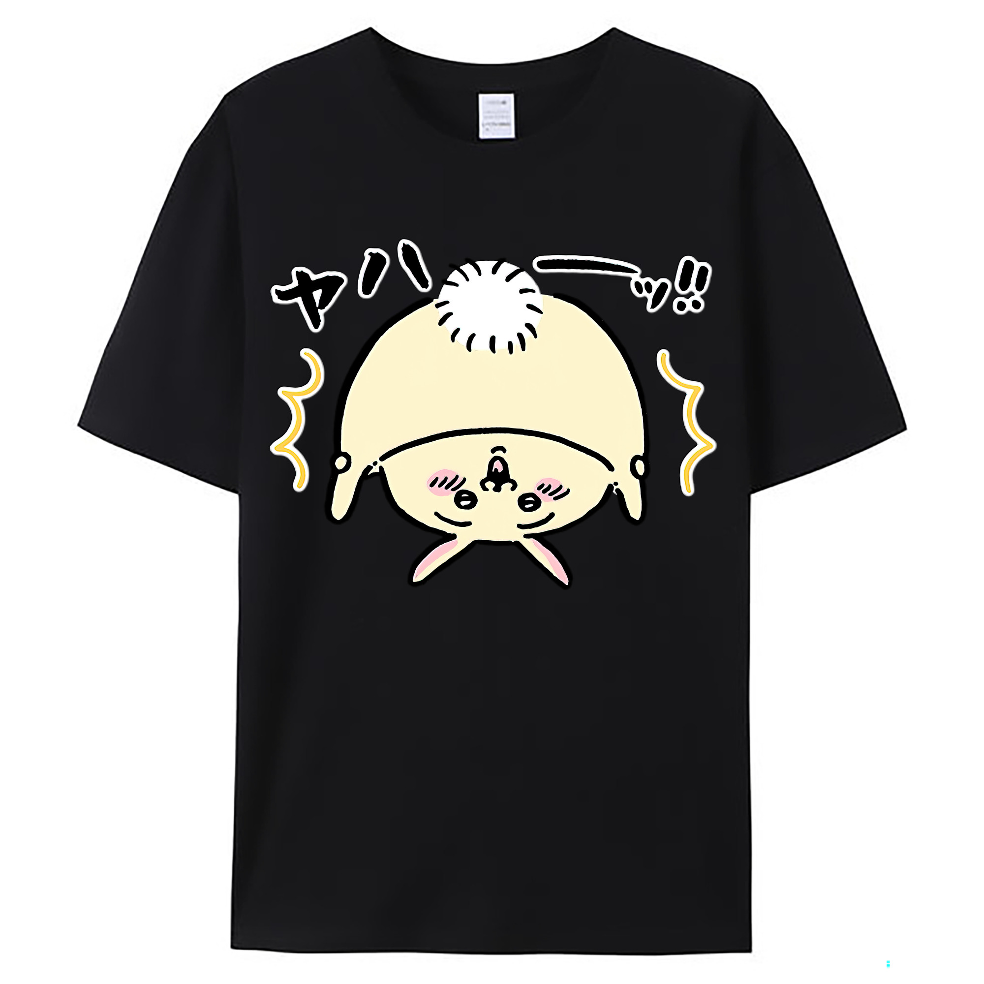 （画像用） ちいかわ うさぎ Chii-kawa usagi レディースカジュアルプリントTシャツ（綿100％）