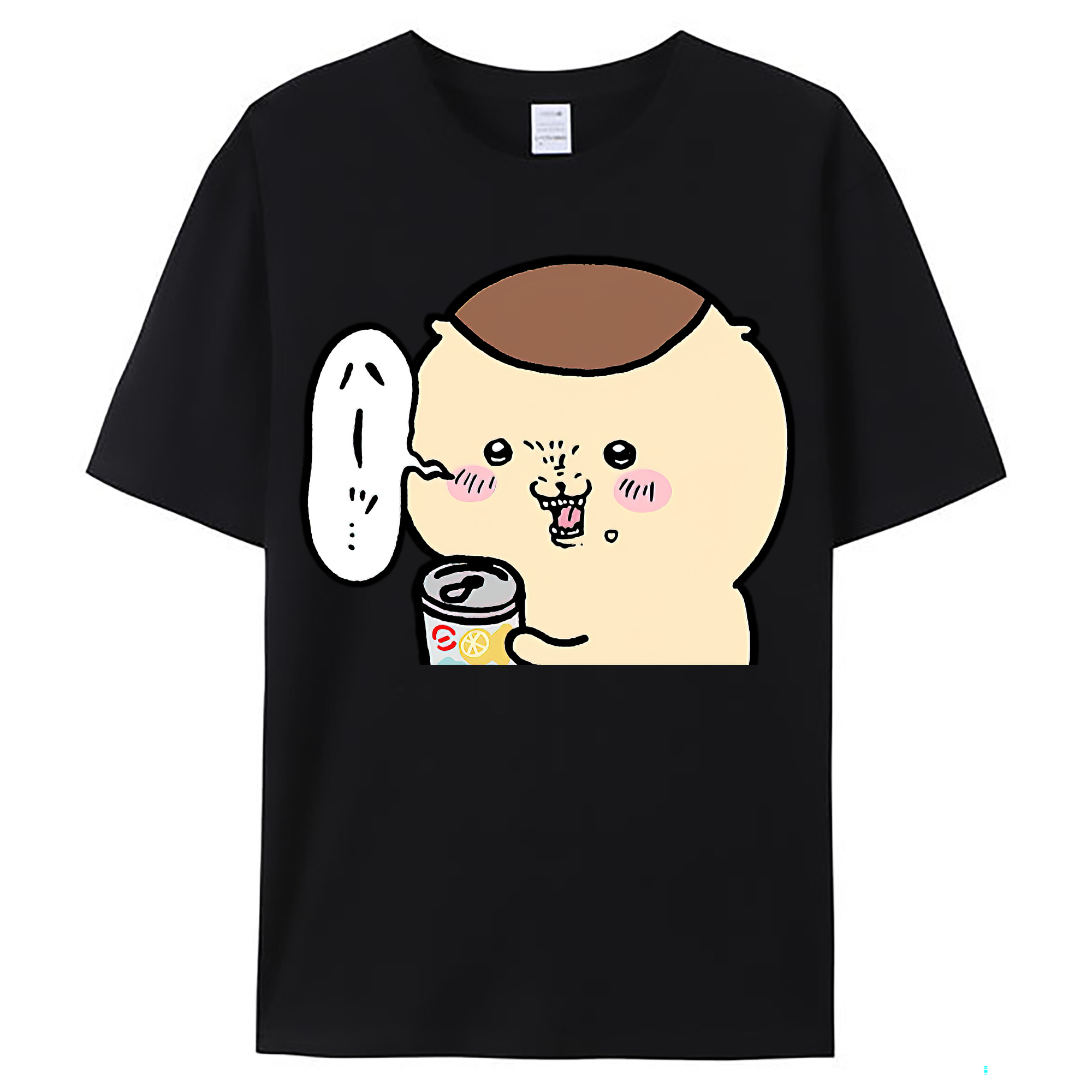 （画像用） ちいかわ くりまんじゅう Chii-kawa kuri manjū レディースカジュアルプリントTシャツ（綿100％）