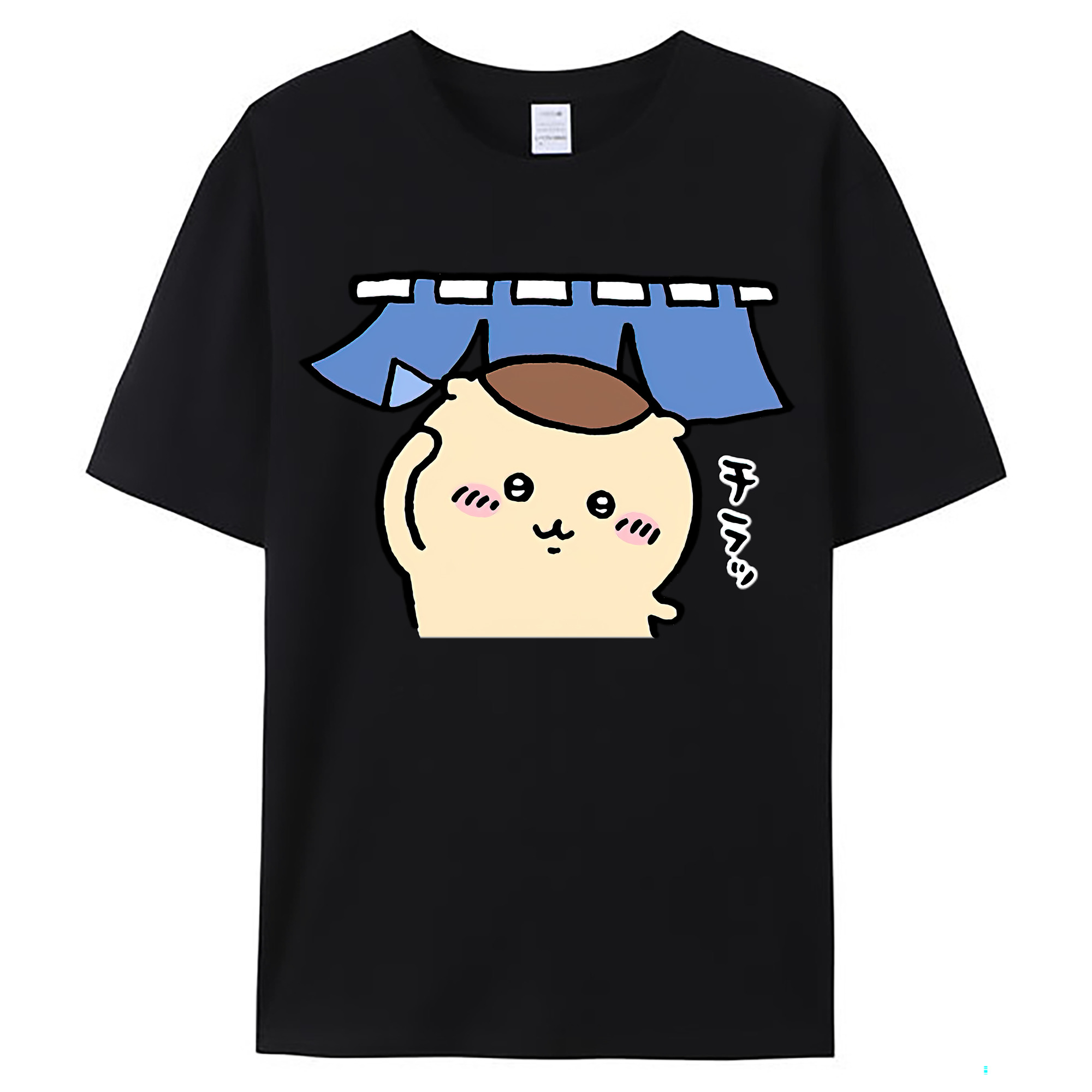 （画像用） ちいかわ くりまんじゅう Chii-kawa kuri manjū レディースカジュアルプリントTシャツ（綿100％）