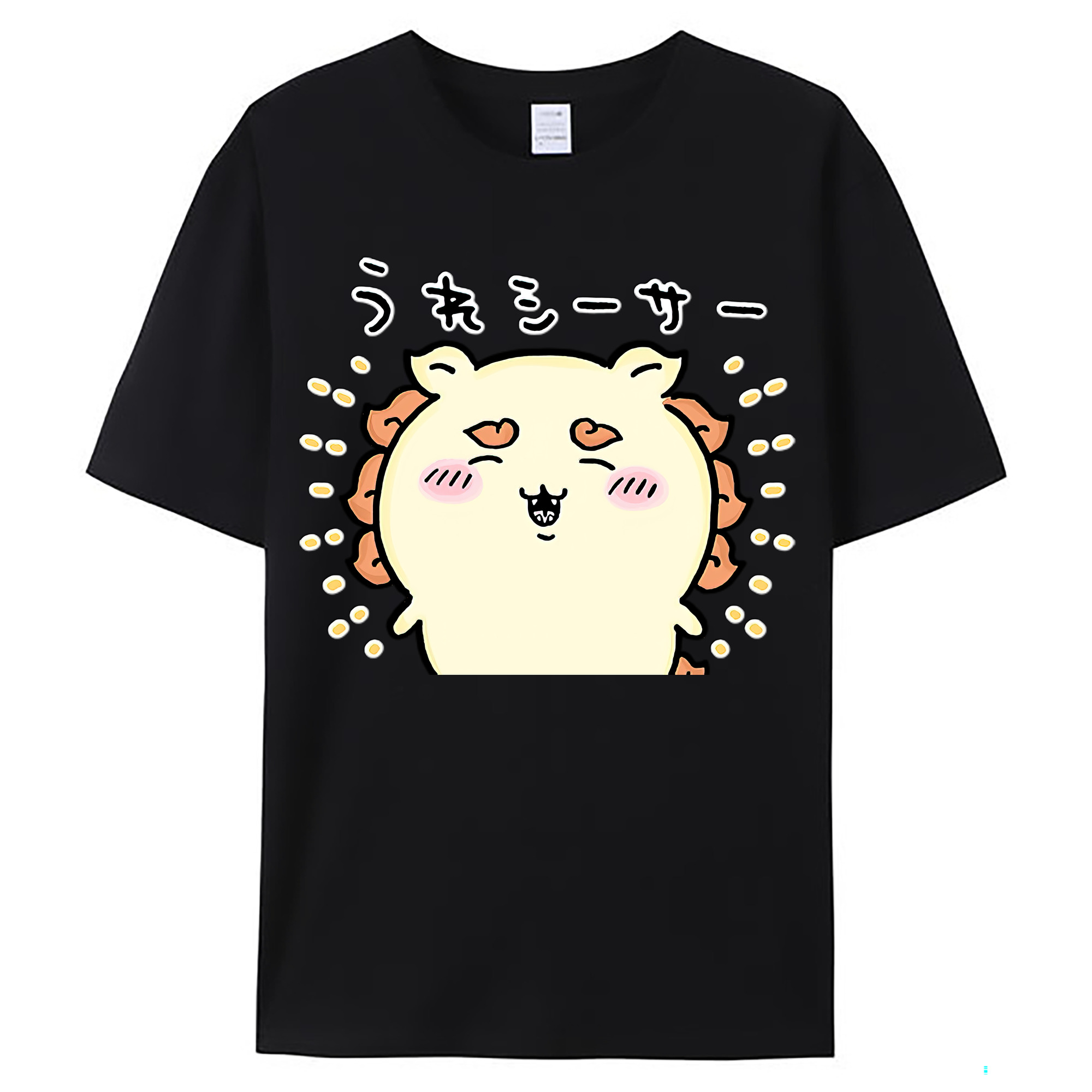 （画像用） ちいかわ シーサー Chii-kawa Shisa レディースカジュアルプリントTシャツ（綿100％）