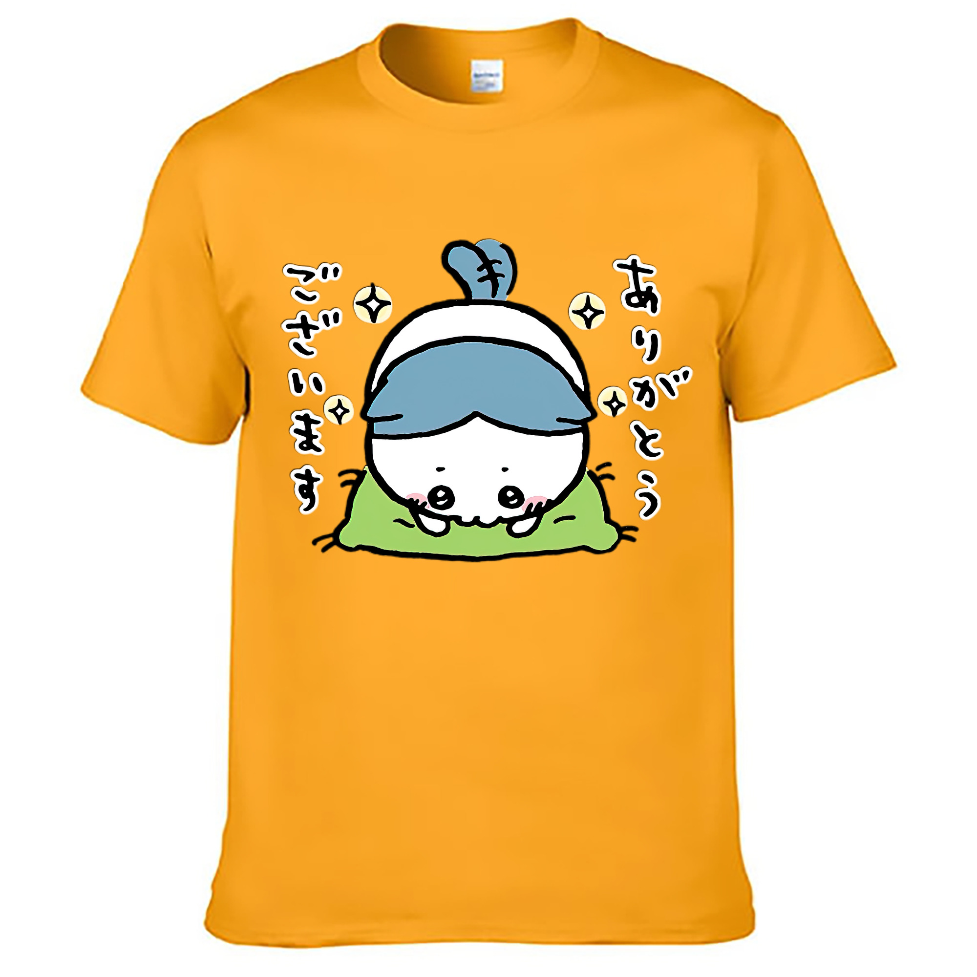 （画像用） ちいかわ ハチワレ Chii-kawa hachiware レディースカジュアルプリントTシャツ（綿100％）