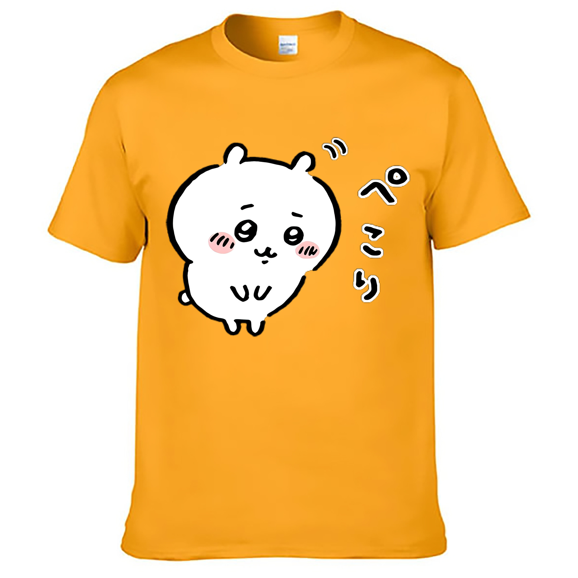 （画像用） ちいかわ ちいかわ Chii-kawa chiikawa レディースカジュアルプリントTシャツ（綿100％）