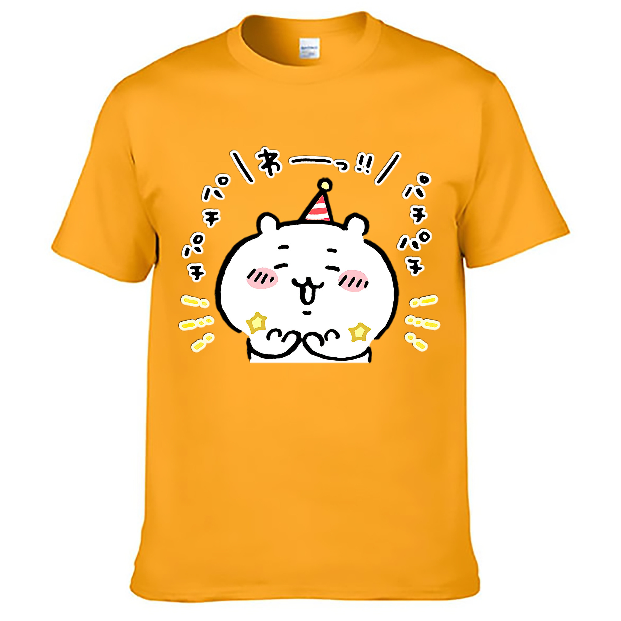 （画像用） ちいかわ ちいかわ Chii-kawa chiikawa レディースカジュアルプリントTシャツ（綿100％）