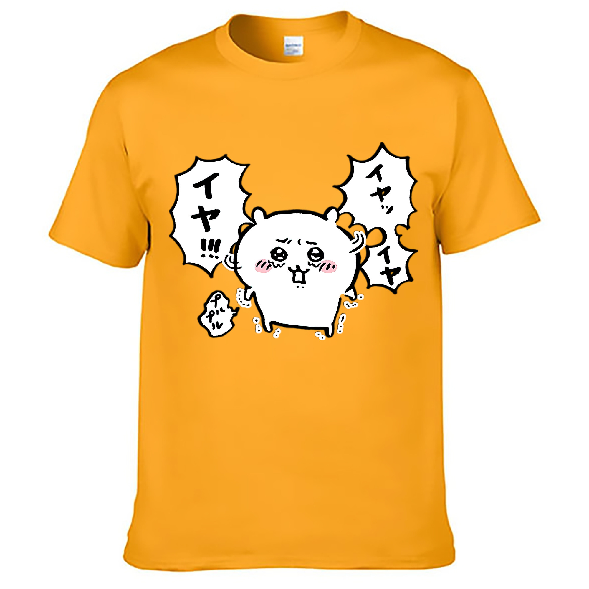 （画像用） ちいかわ ちいかわ Chii-kawa chiikawa レディースカジュアルプリントTシャツ（綿100％）