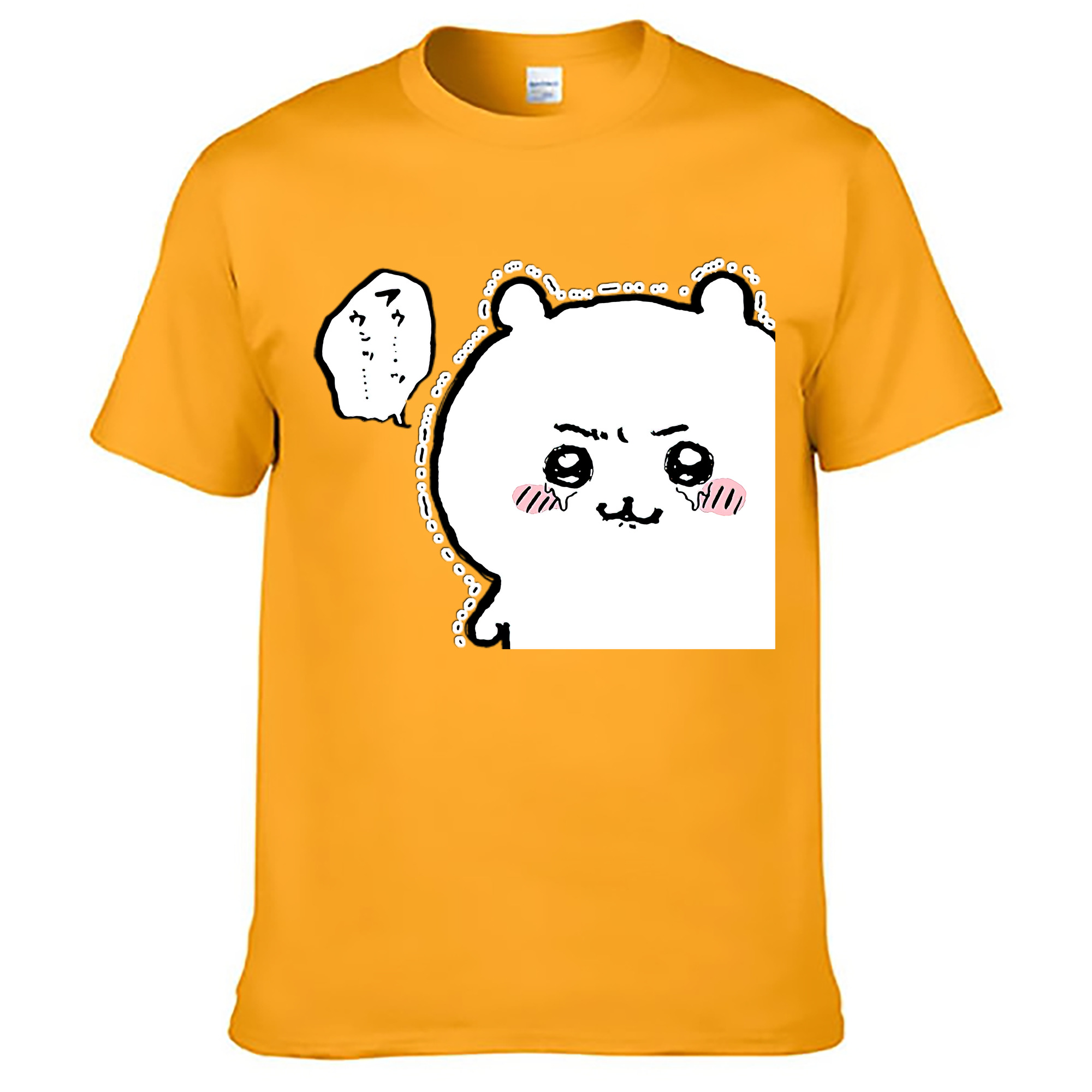 （画像用） ちいかわ ちいかわ Chii-kawa chiikawa レディースカジュアルプリントTシャツ（綿100％）