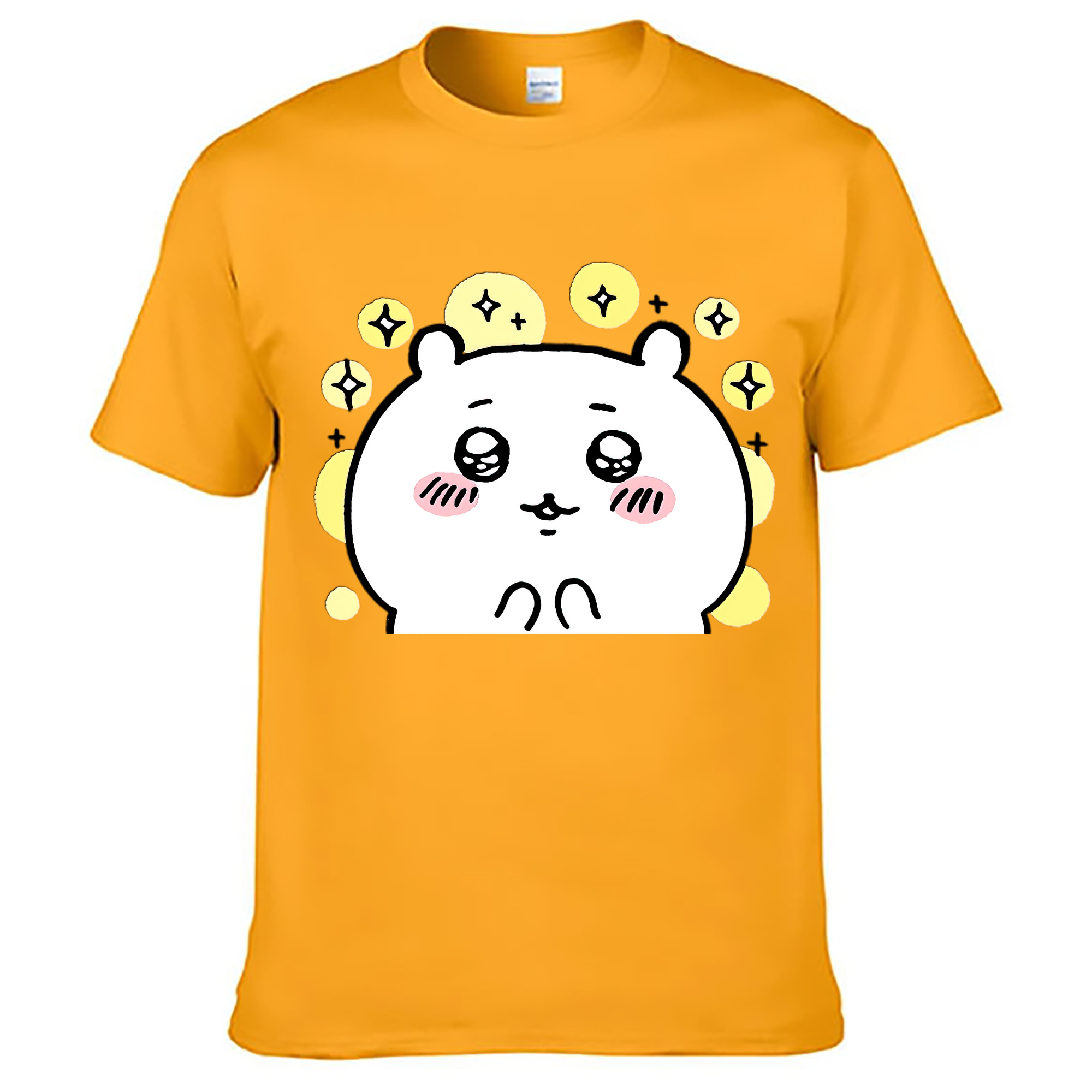 （画像用） ちいかわ ちいかわ Chii-kawa chiikawa レディースカジュアルプリントTシャツ（綿100％）