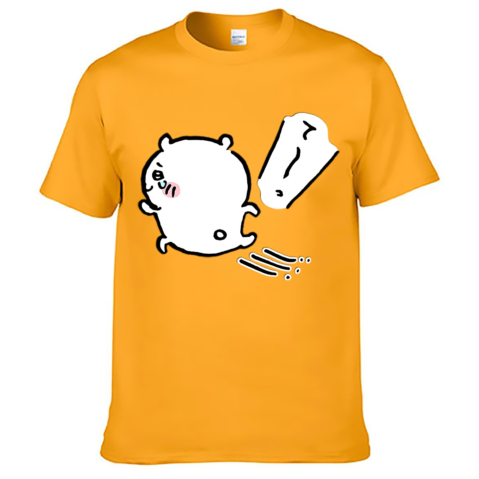（画像用） ちいかわ ちいかわ Chii-kawa chiikawa レディースカジュアルプリントTシャツ（綿100％）