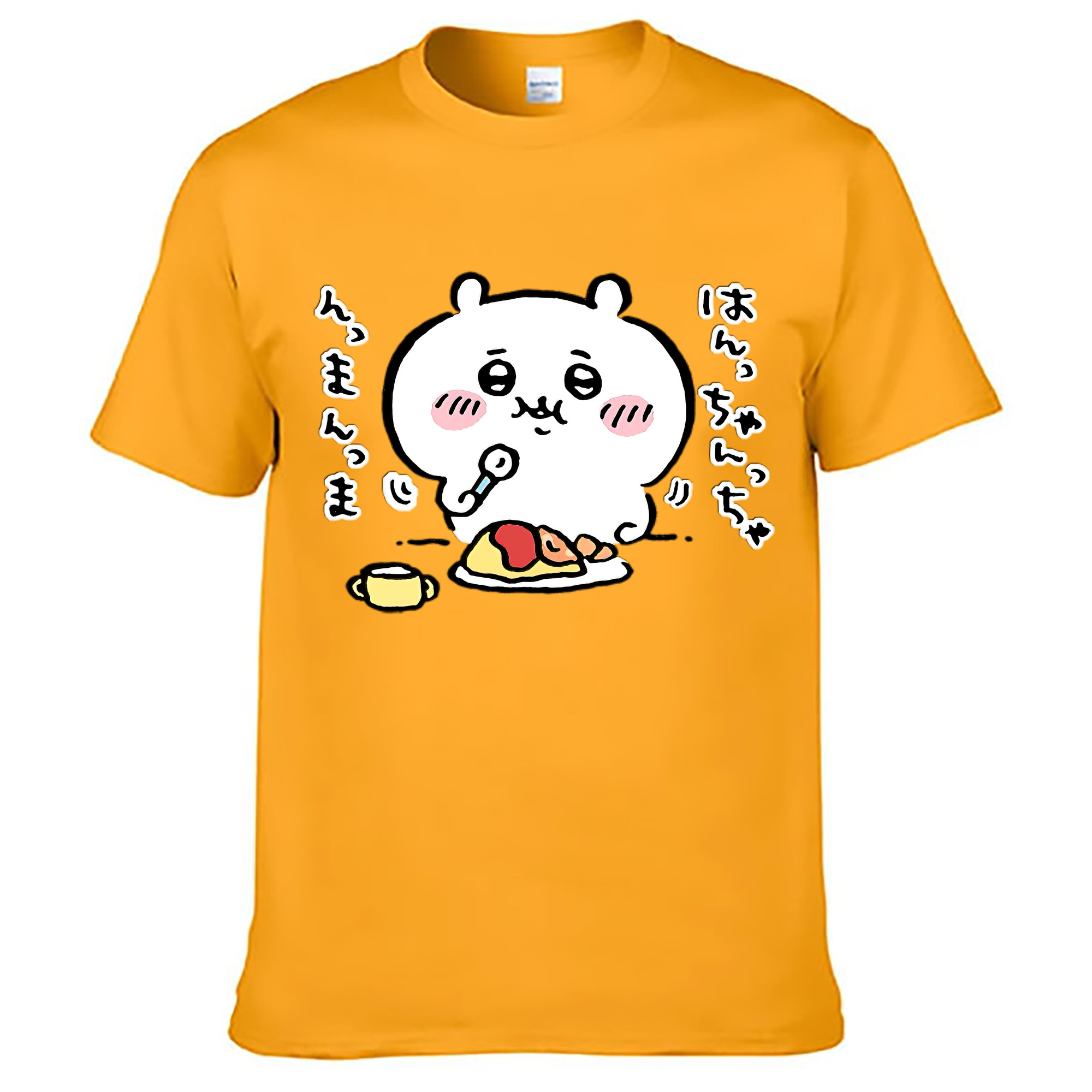 （画像用） ちいかわ ちいかわ Chii-kawa chiikawa レディースカジュアルプリントTシャツ（綿100％）