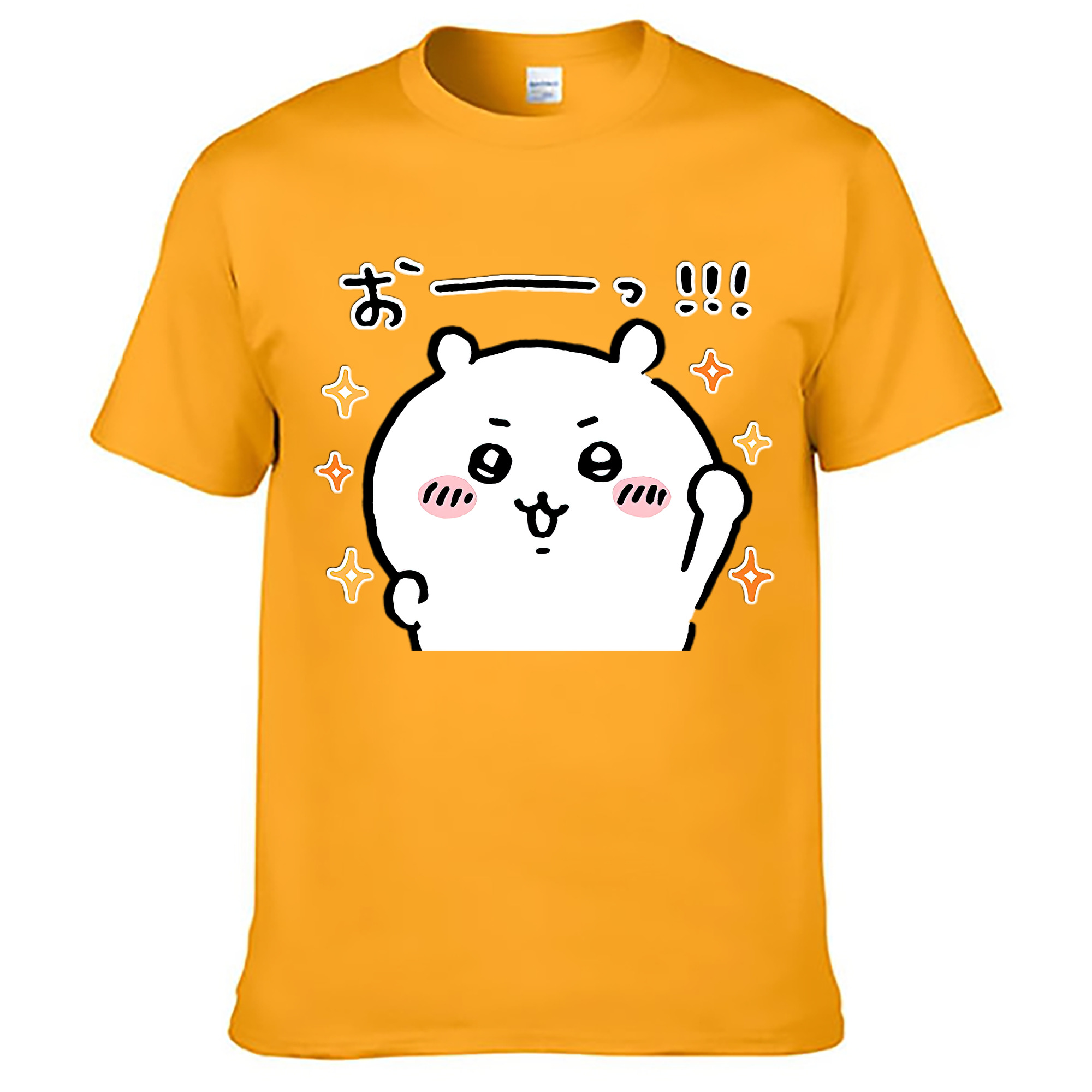 （画像用） ちいかわ ちいかわ Chii-kawa chiikawa レディースカジュアルプリントTシャツ（綿100％）