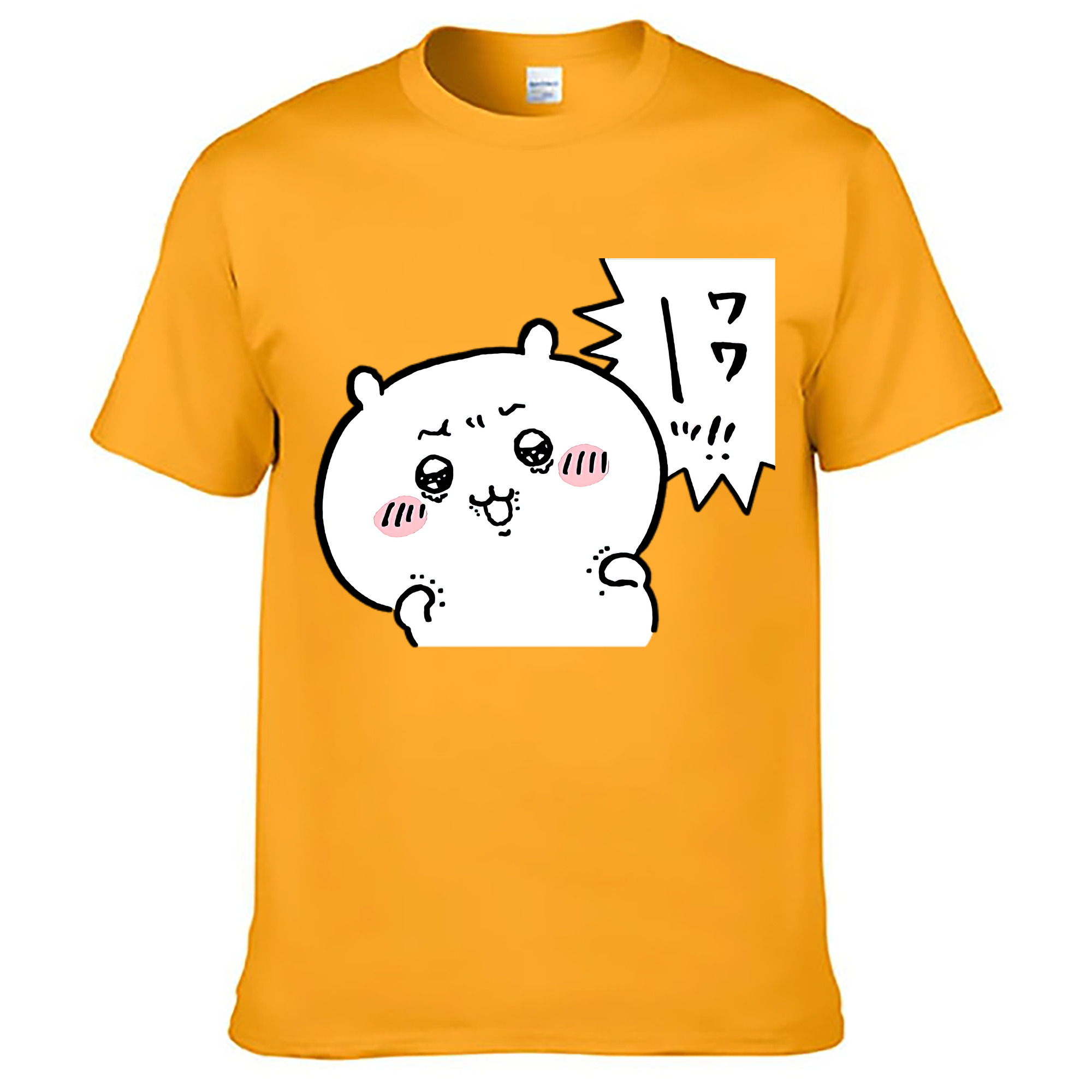 （画像用） ちいかわ ちいかわ Chii-kawa chiikawa レディースカジュアルプリントTシャツ（綿100％）