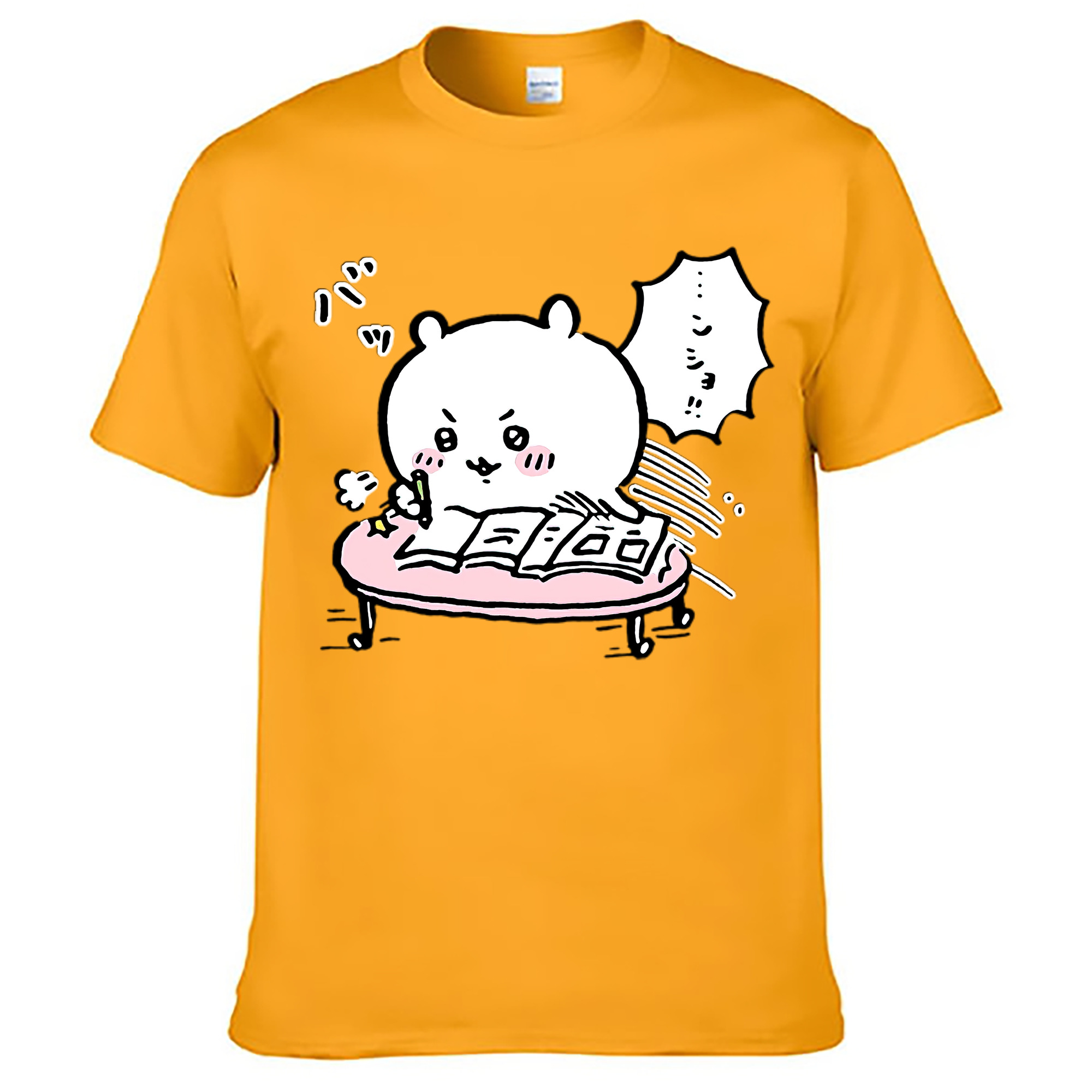（画像用） ちいかわ ちいかわ Chii-kawa chiikawa レディースカジュアルプリントTシャツ（綿100％）