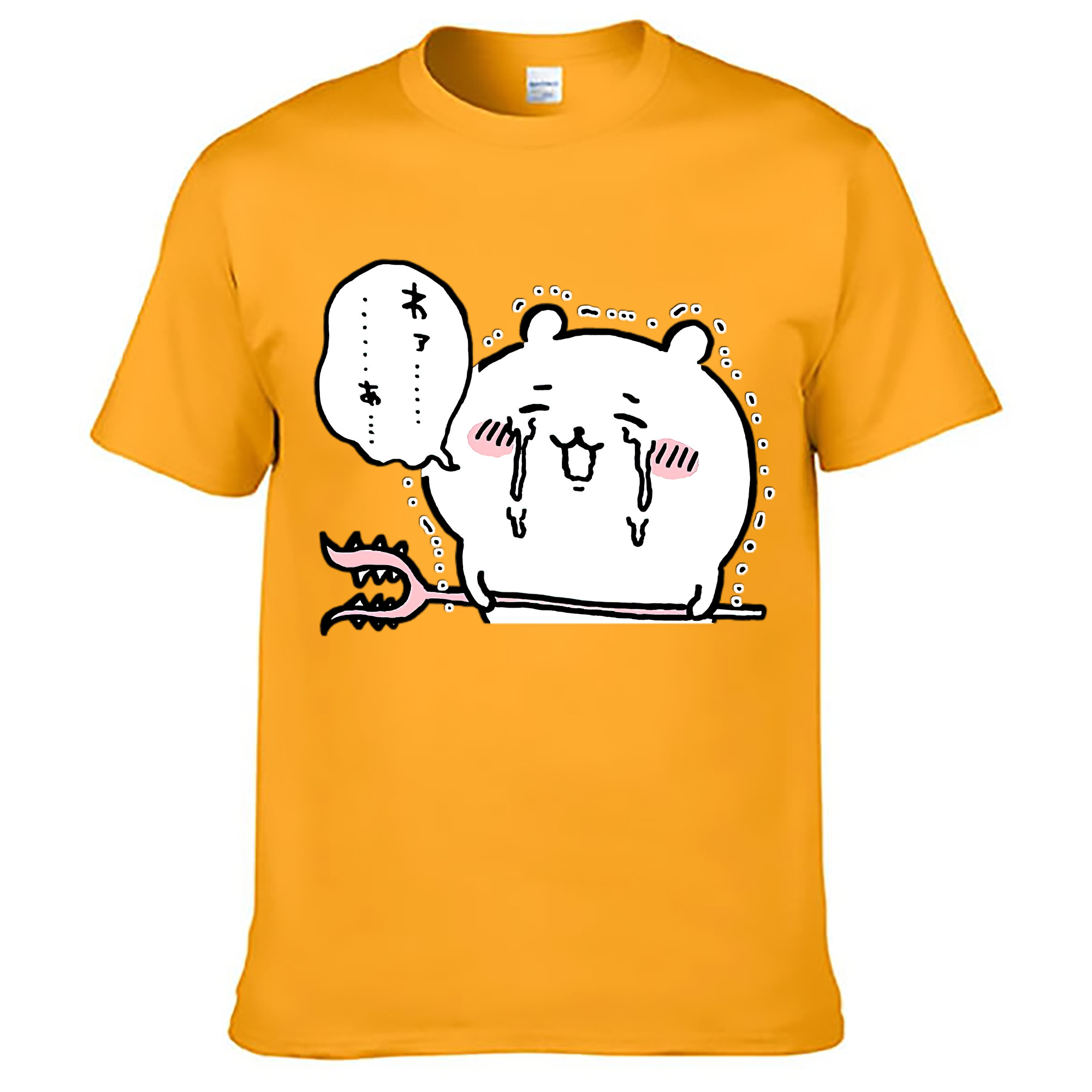 （画像用） ちいかわ ちいかわ Chii-kawa chiikawa レディースカジュアルプリントTシャツ（綿100％）