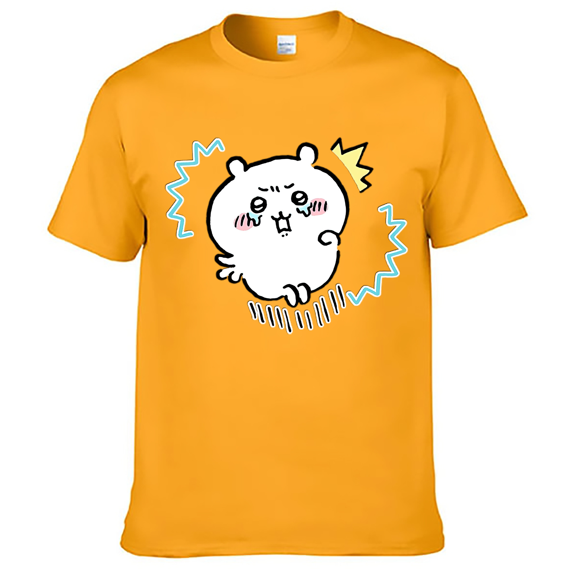（画像用） ちいかわ ちいかわ Chii-kawa chiikawa レディースカジュアルプリントTシャツ（綿100％）