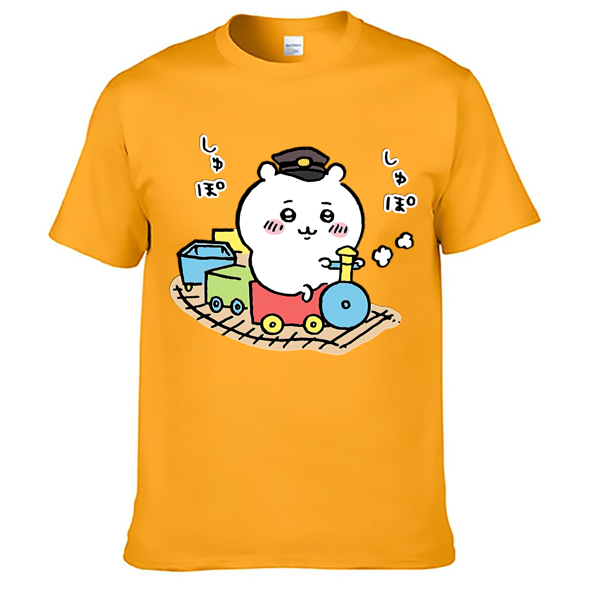 （画像用） ちいかわ ちいかわ Chii-kawa chiikawa レディースカジュアルプリントTシャツ（綿100％）