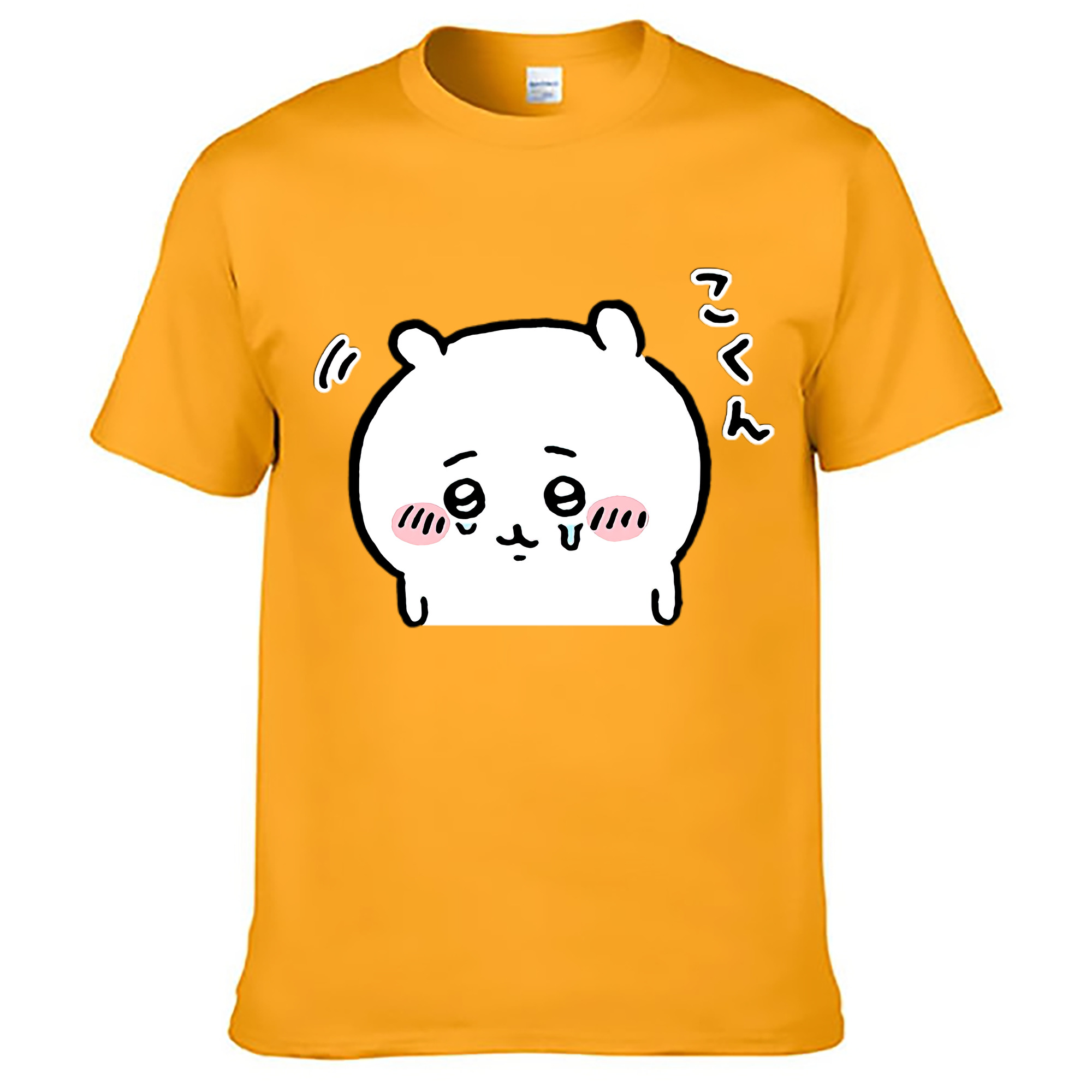 （画像用） ちいかわ ちいかわ Chii-kawa chiikawa レディースカジュアルプリントTシャツ（綿100％）