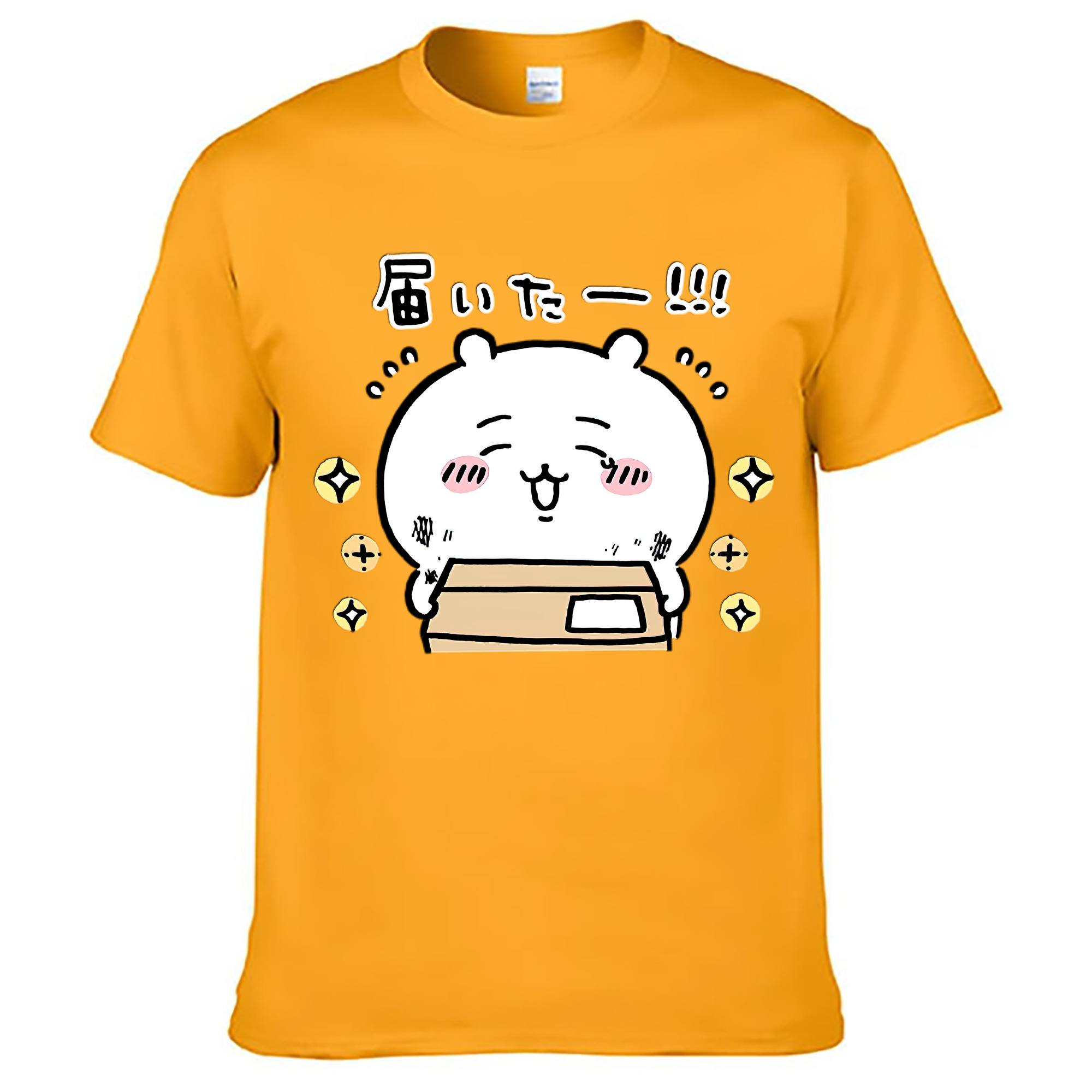 （画像用） ちいかわ ちいかわ Chii-kawa chiikawa レディースカジュアルプリントTシャツ（綿100％）
