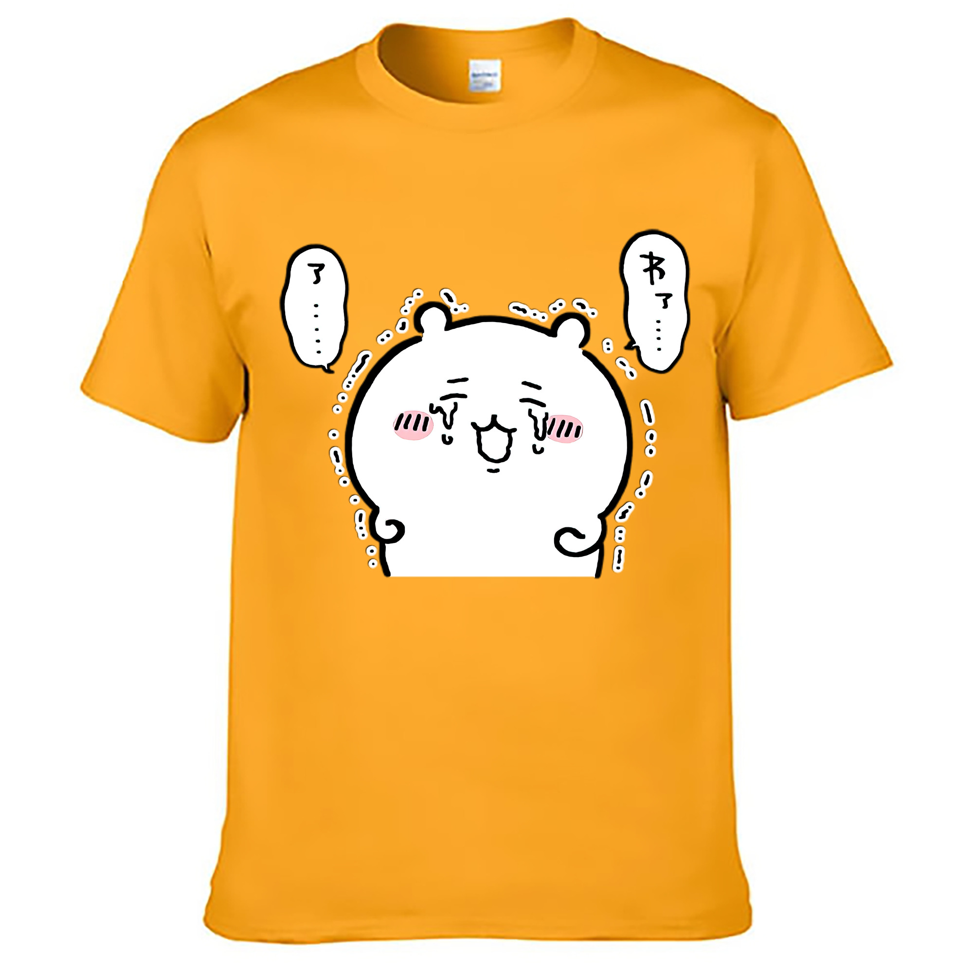 （画像用） ちいかわ ちいかわ Chii-kawa chiikawa レディースカジュアルプリントTシャツ（綿100％）