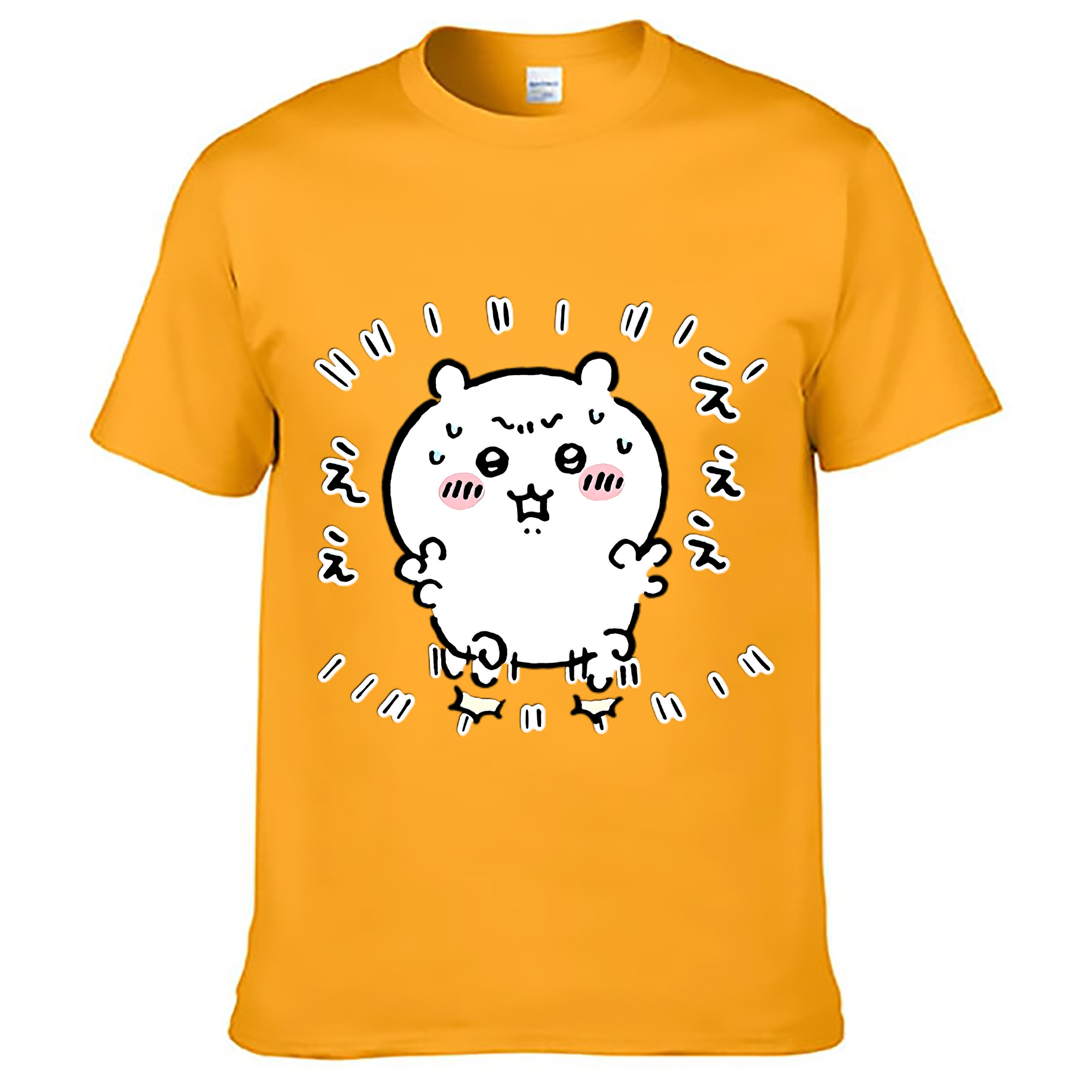 （画像用） ちいかわ ちいかわ Chii-kawa chiikawa レディースカジュアルプリントTシャツ（綿100％）