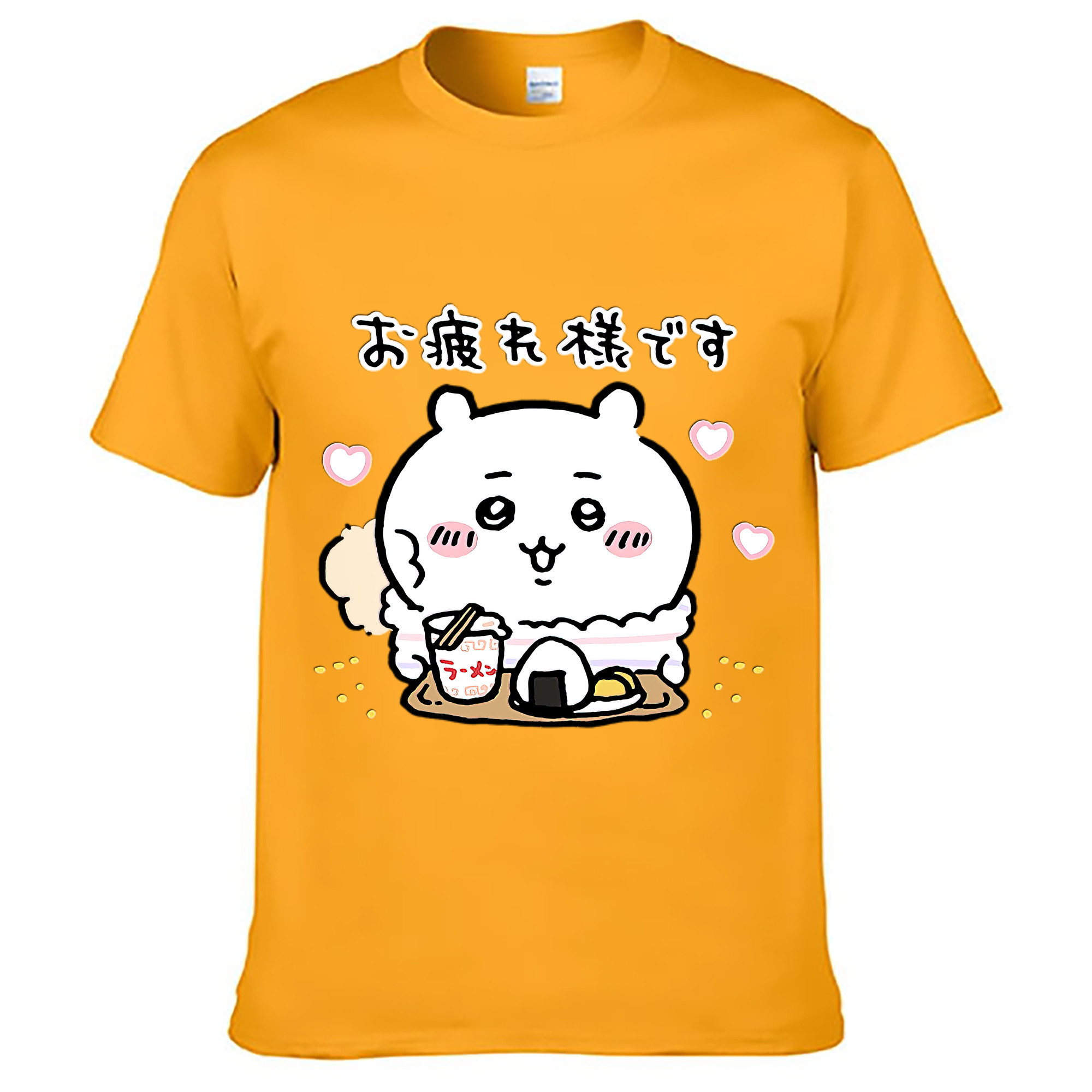 （画像用） ちいかわ ちいかわ Chii-kawa chiikawa レディースカジュアルプリントTシャツ（綿100％）