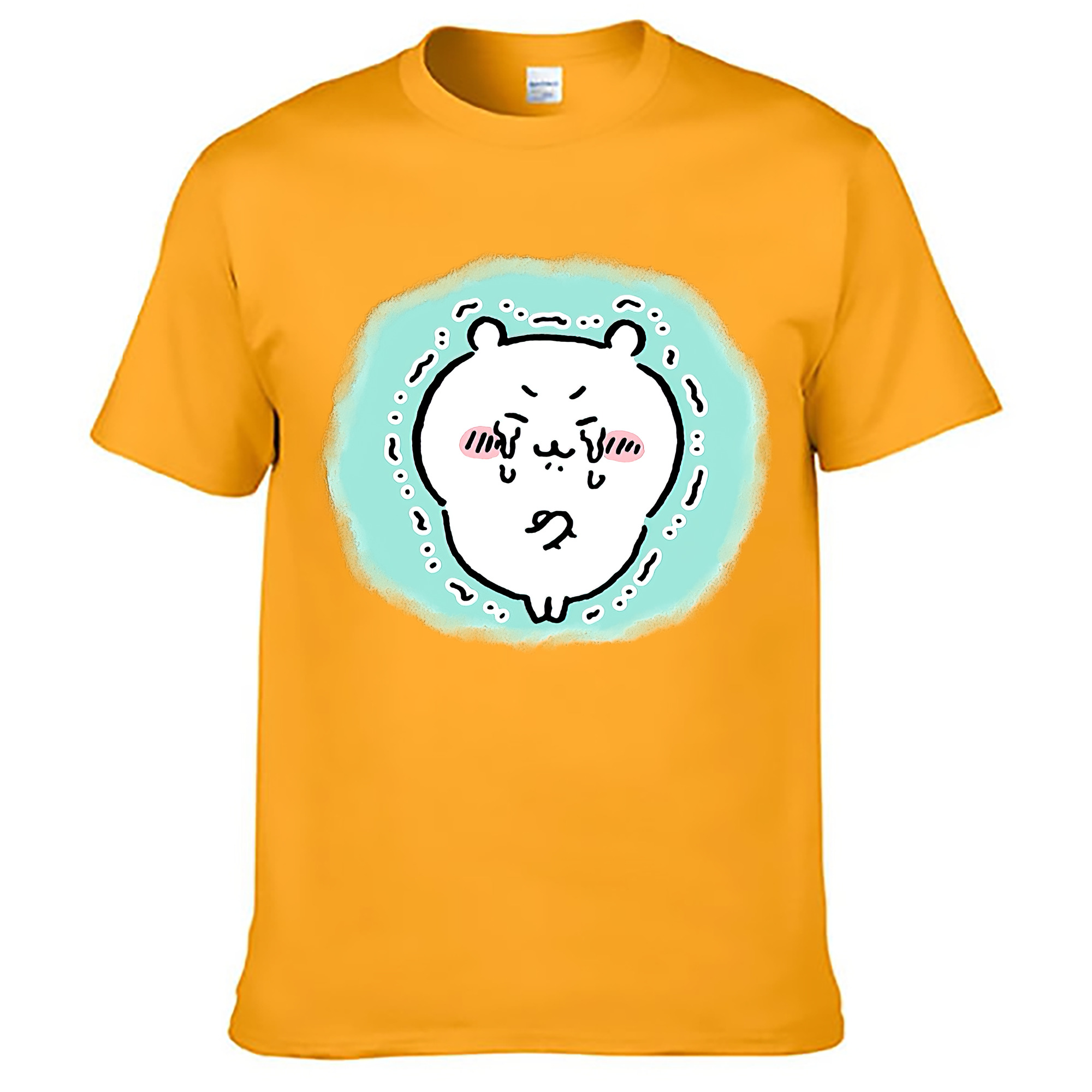 （画像用） ちいかわ ちいかわ Chii-kawa chiikawa レディースカジュアルプリントTシャツ（綿100％）