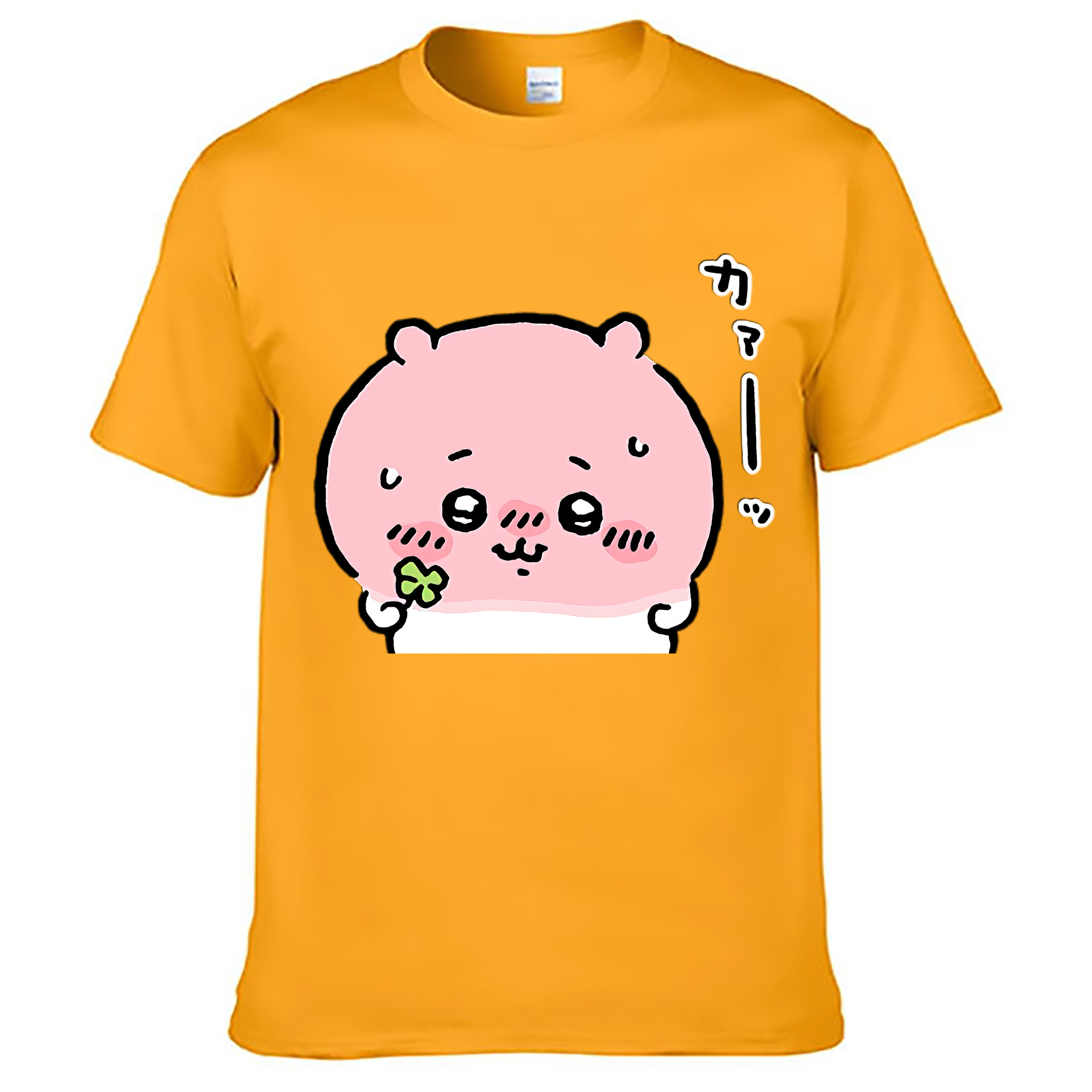 （画像用） ちいかわ ちいかわ Chii-kawa chiikawa レディースカジュアルプリントTシャツ（綿100％）