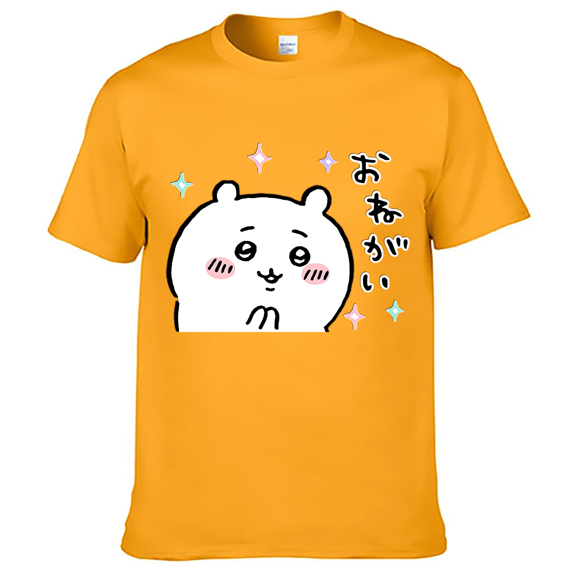 （画像用） ちいかわ ちいかわ Chii-kawa chiikawa レディースカジュアルプリントTシャツ（綿100％）