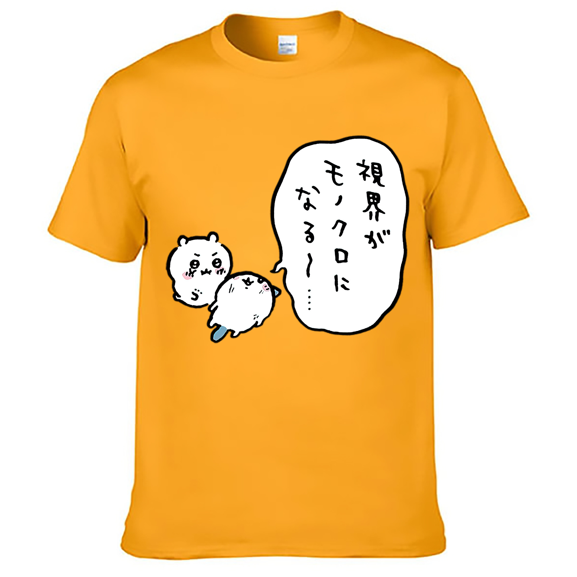 （画像用） ちいかわ ちいかわ Chii-kawa chiikawa レディースカジュアルプリントTシャツ（綿100％）