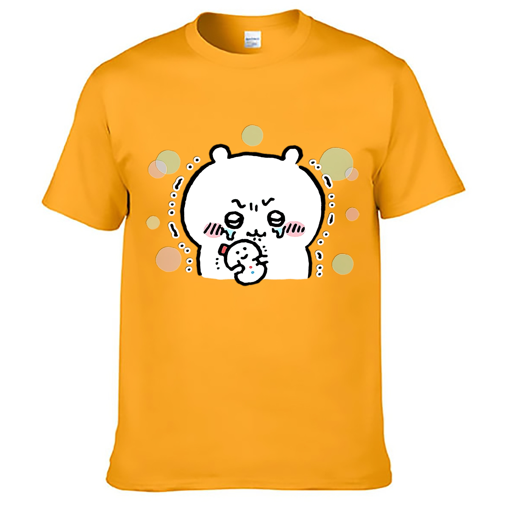 （画像用） ちいかわ ちいかわ Chii-kawa chiikawa レディースカジュアルプリントTシャツ（綿100％）